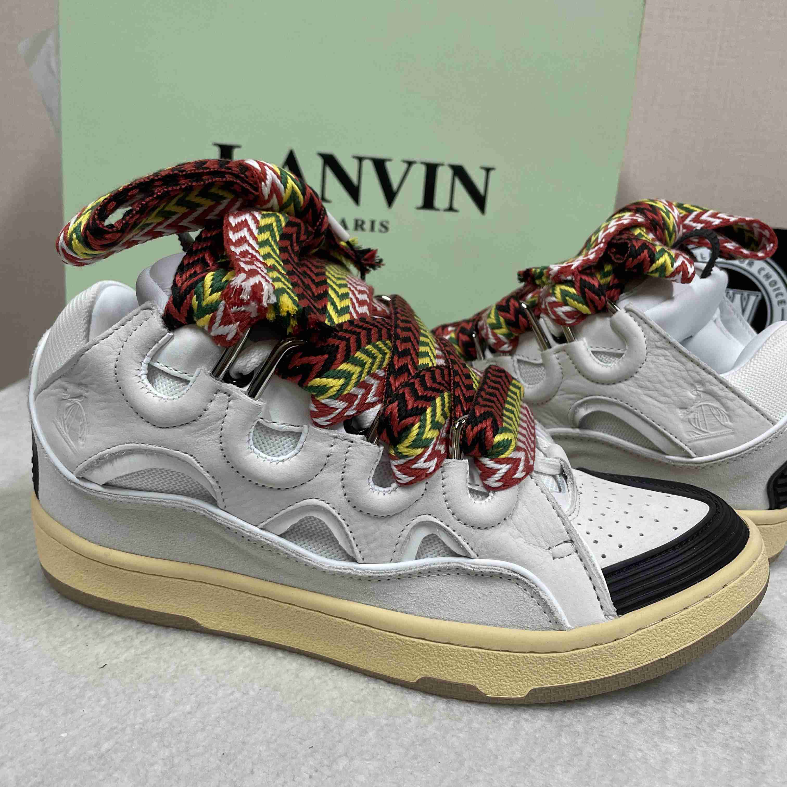 Lanvin Curb lace-up Sneakers - DopestKickz