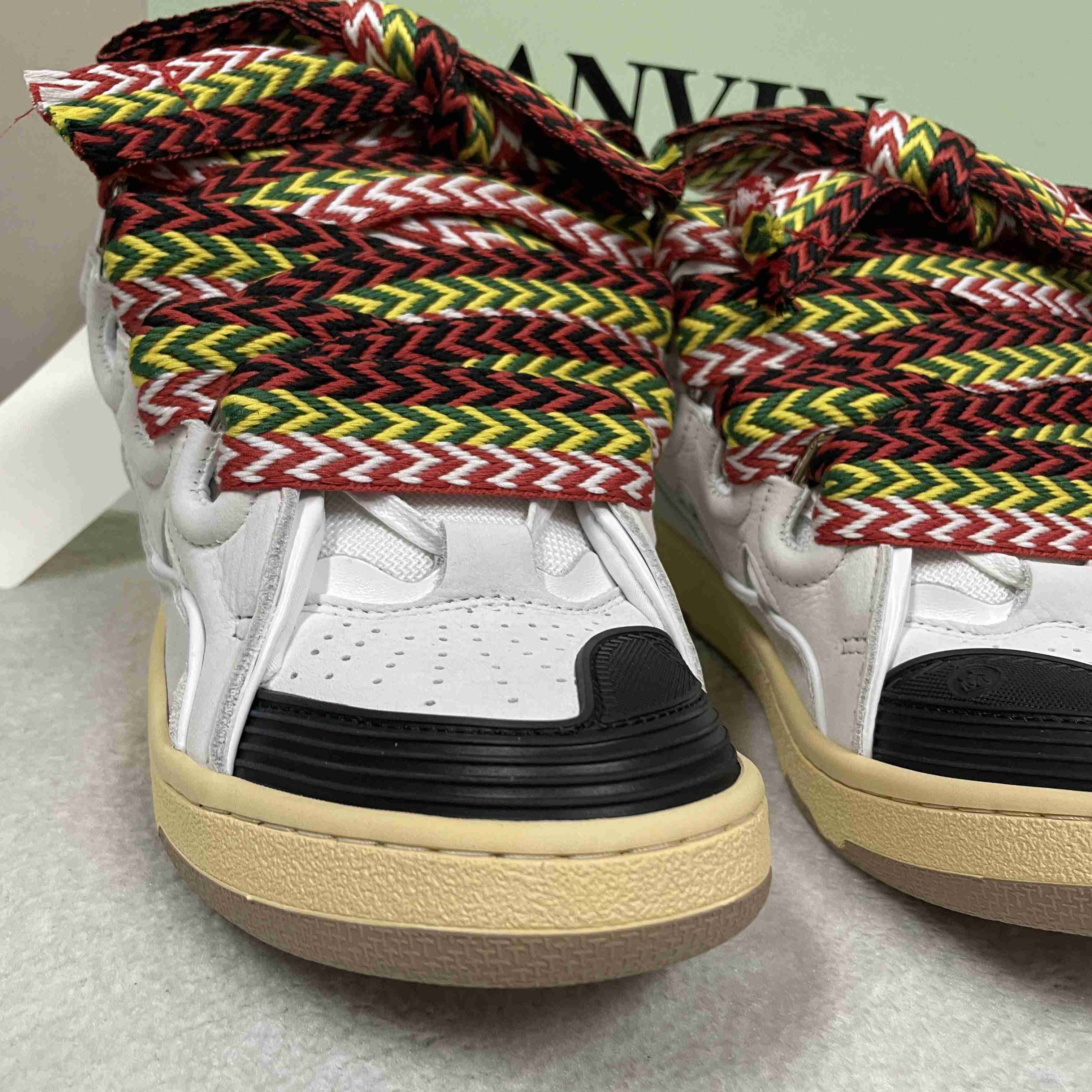 Lanvin Curb lace-up Sneakers - DopestKickz