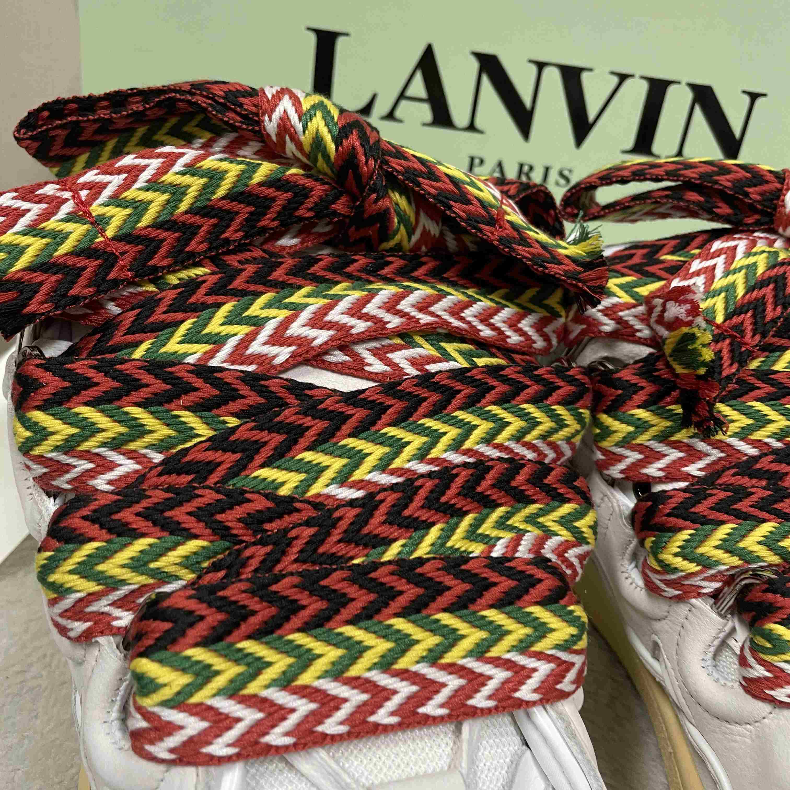 Lanvin Curb lace-up Sneakers - DopestKickz