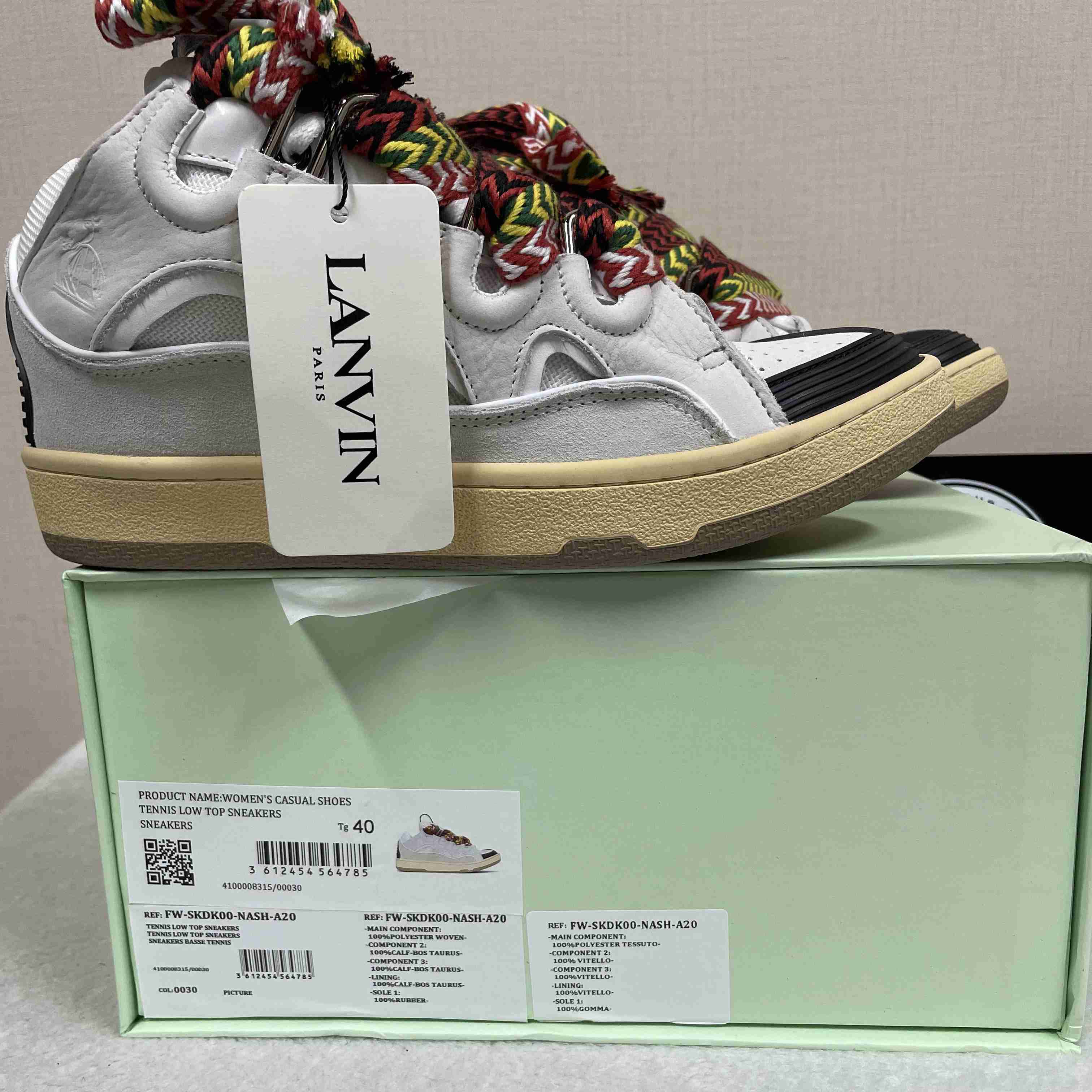 Lanvin Curb lace-up Sneakers - DopestKickz