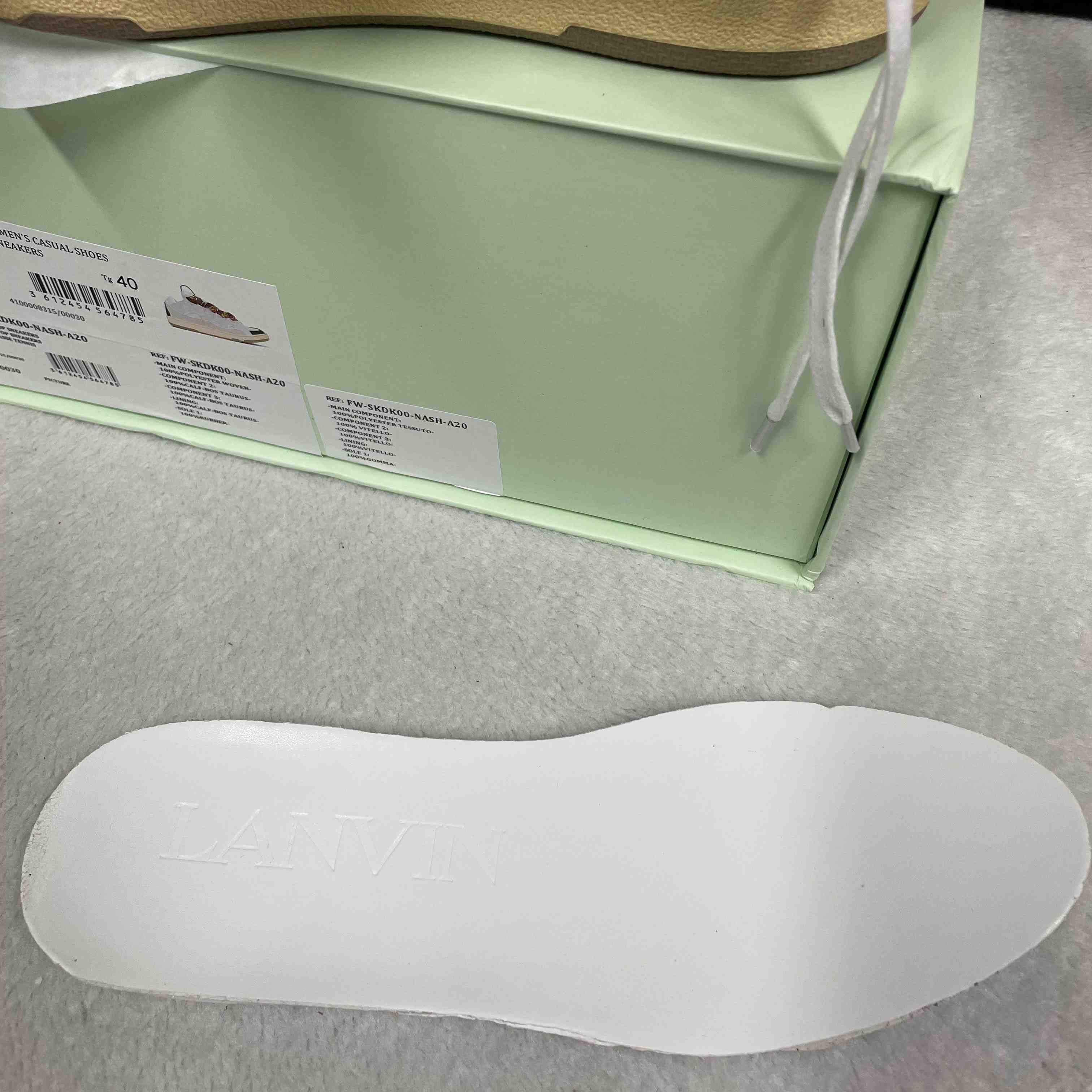 Lanvin Curb lace-up Sneakers - DopestKickz