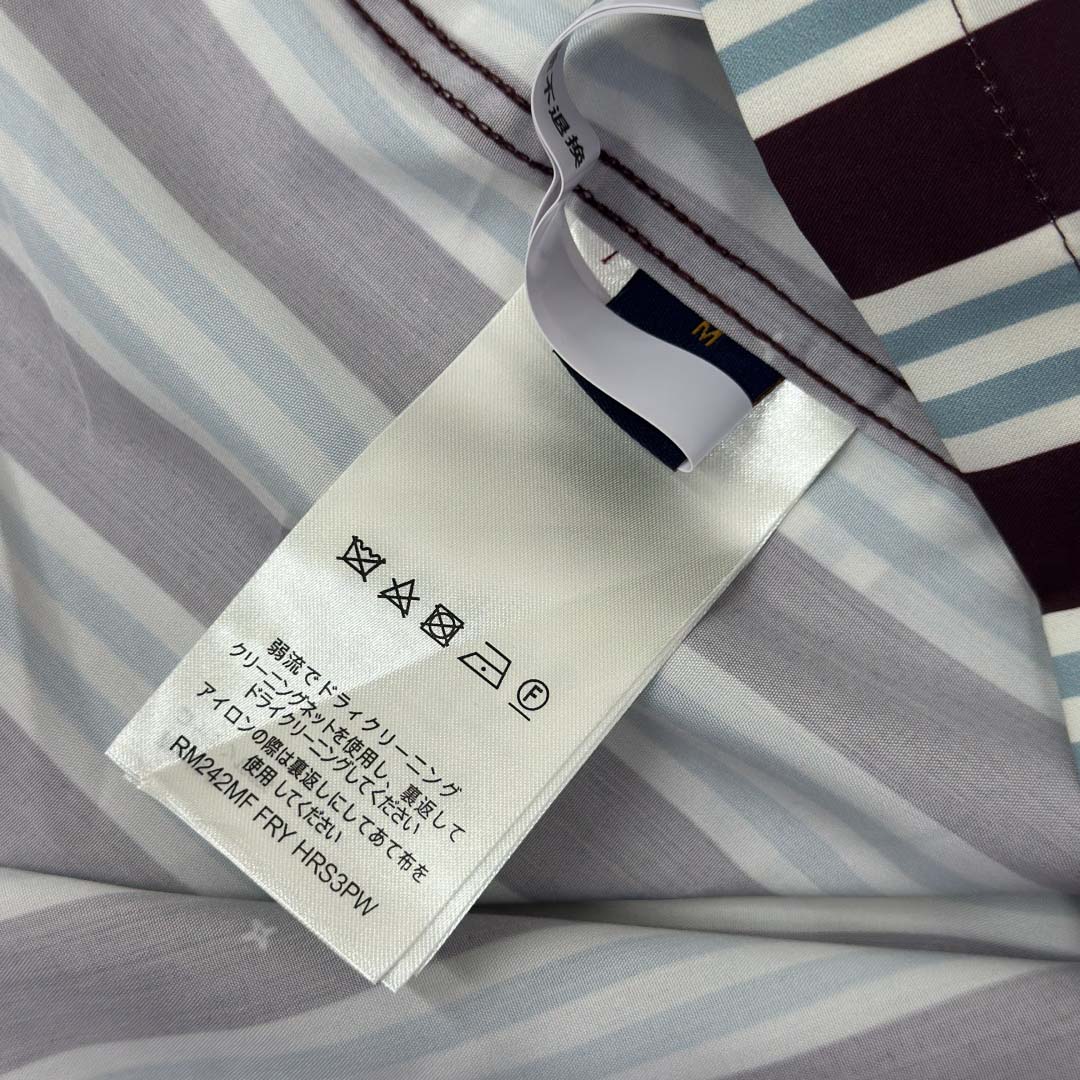 Louis Vuitton Striped Short-Sleeved Shirt   1AHVWE - DopestKickz