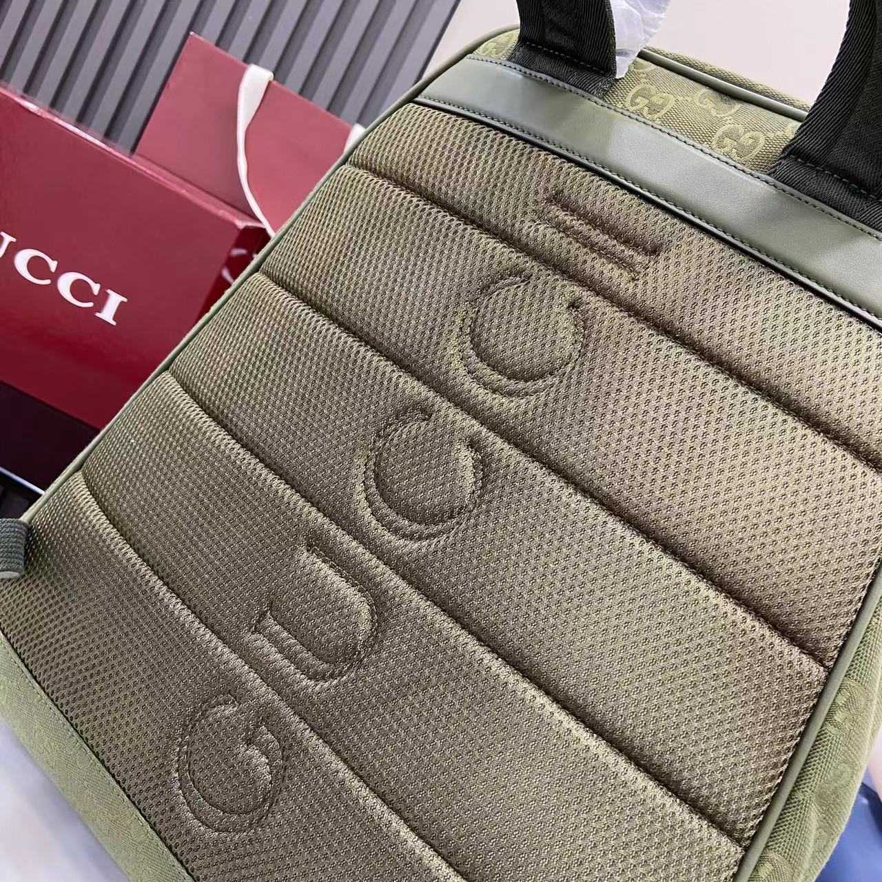 Gucci GG Canvas Medium Backpack - DopestKickz