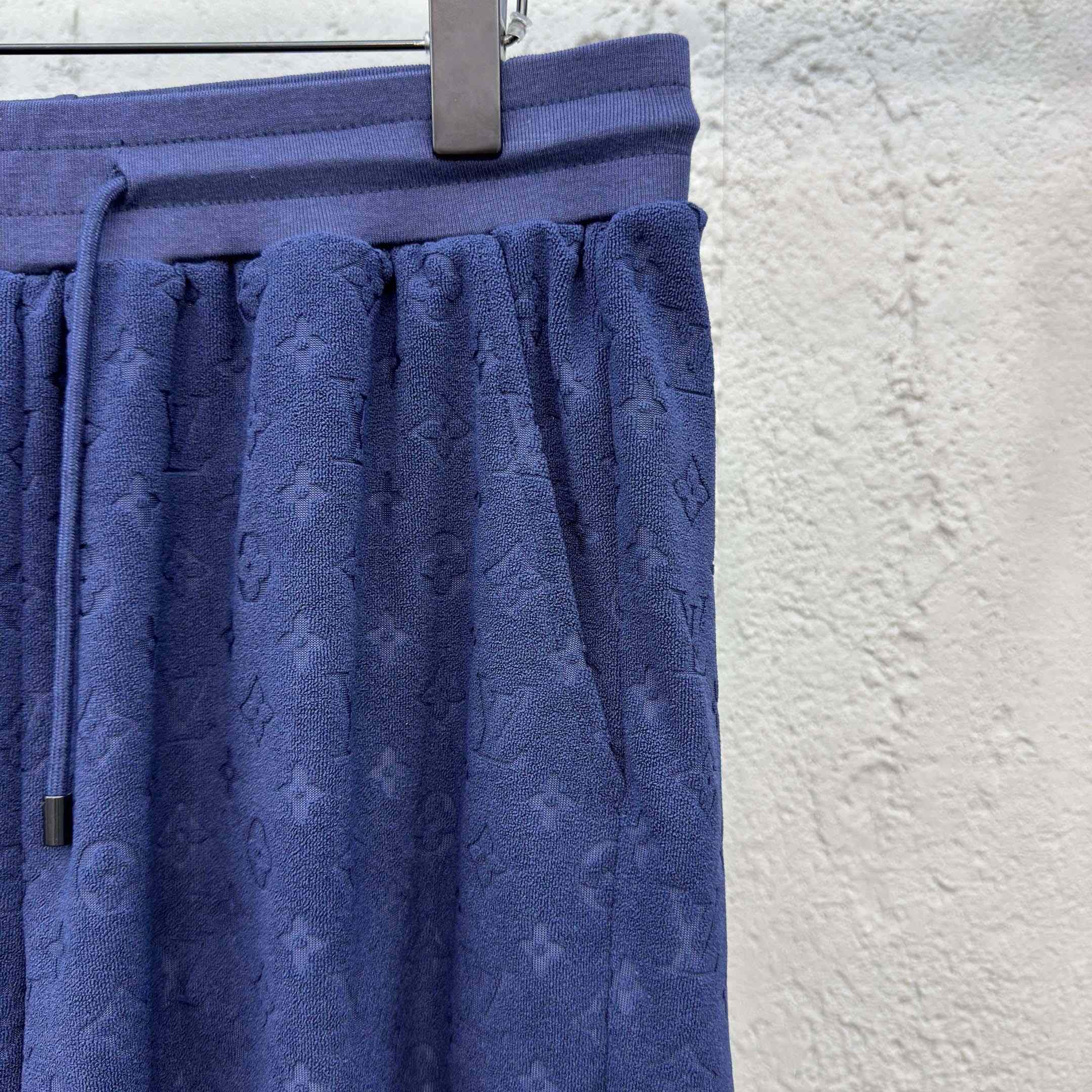 Louis Vuitton Monogram French Terry Shorts   1AHUX6 - DopestKickz