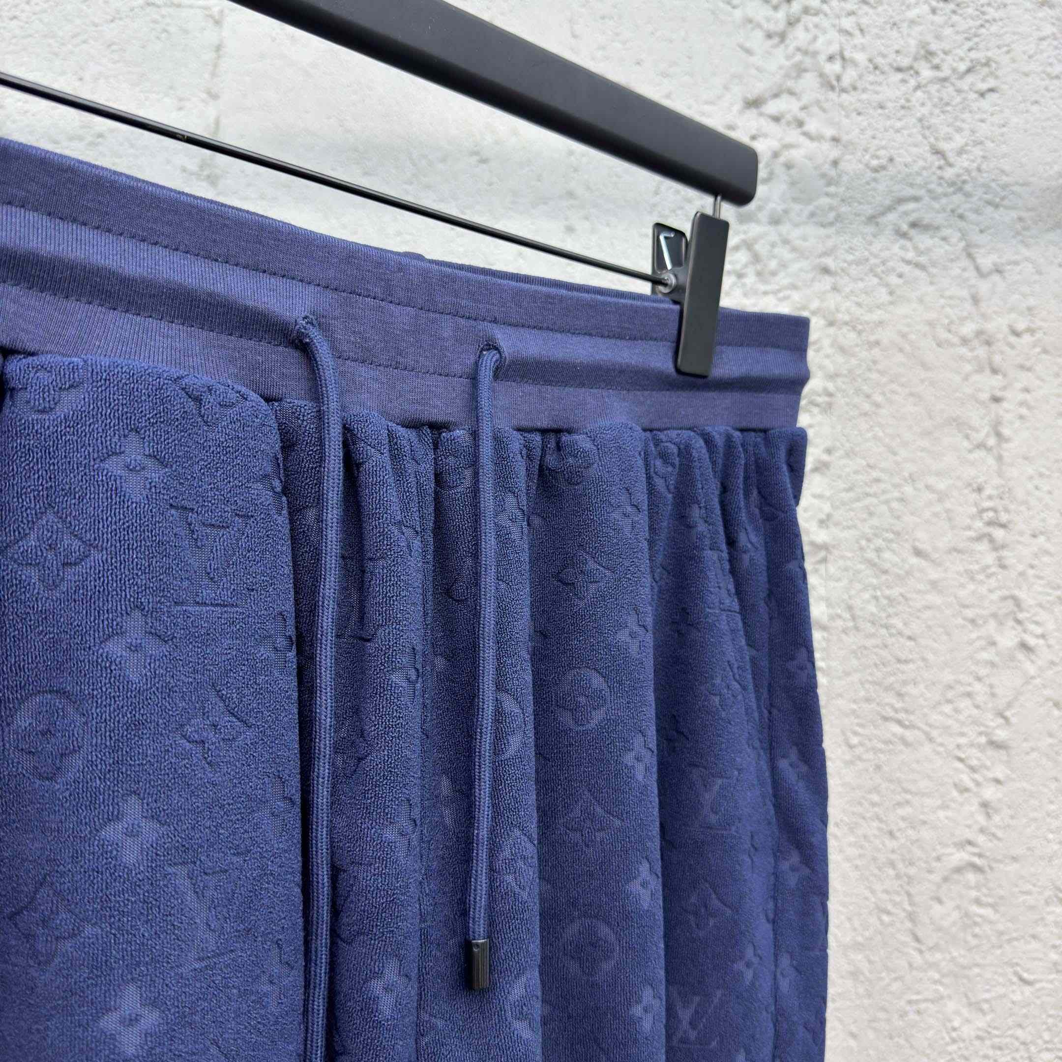 Louis Vuitton Monogram French Terry Shorts   1AHUX6 - DopestKickz