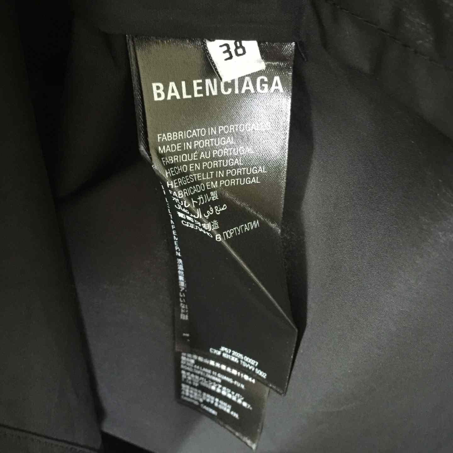 Balenciaga Security Tape Logo  Shirt - DopestKickz