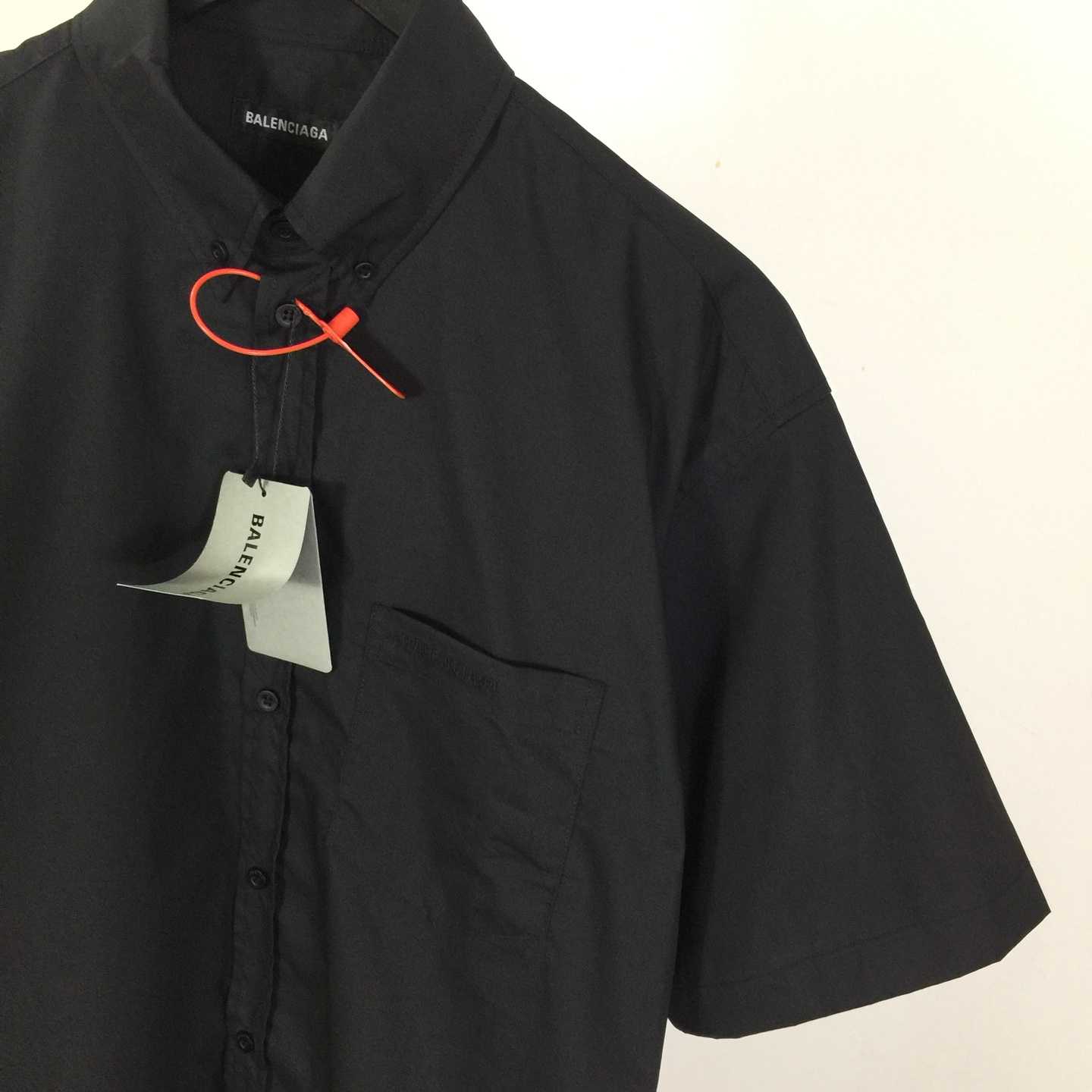 Balenciaga Security Tape Logo  Shirt - DopestKickz