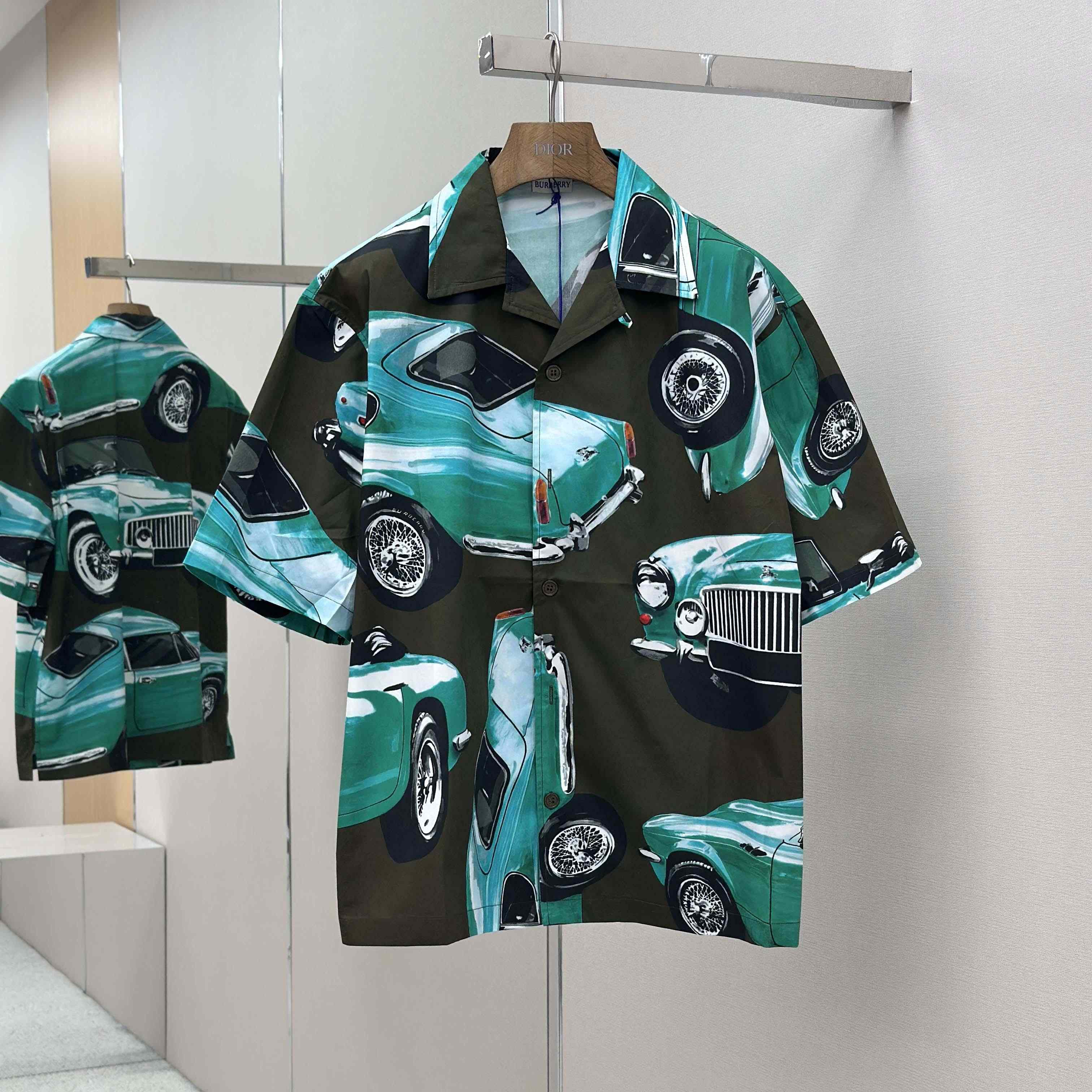 Burberry Relaxed Fit Car Cotton Poplin Shirt - DopestKickz