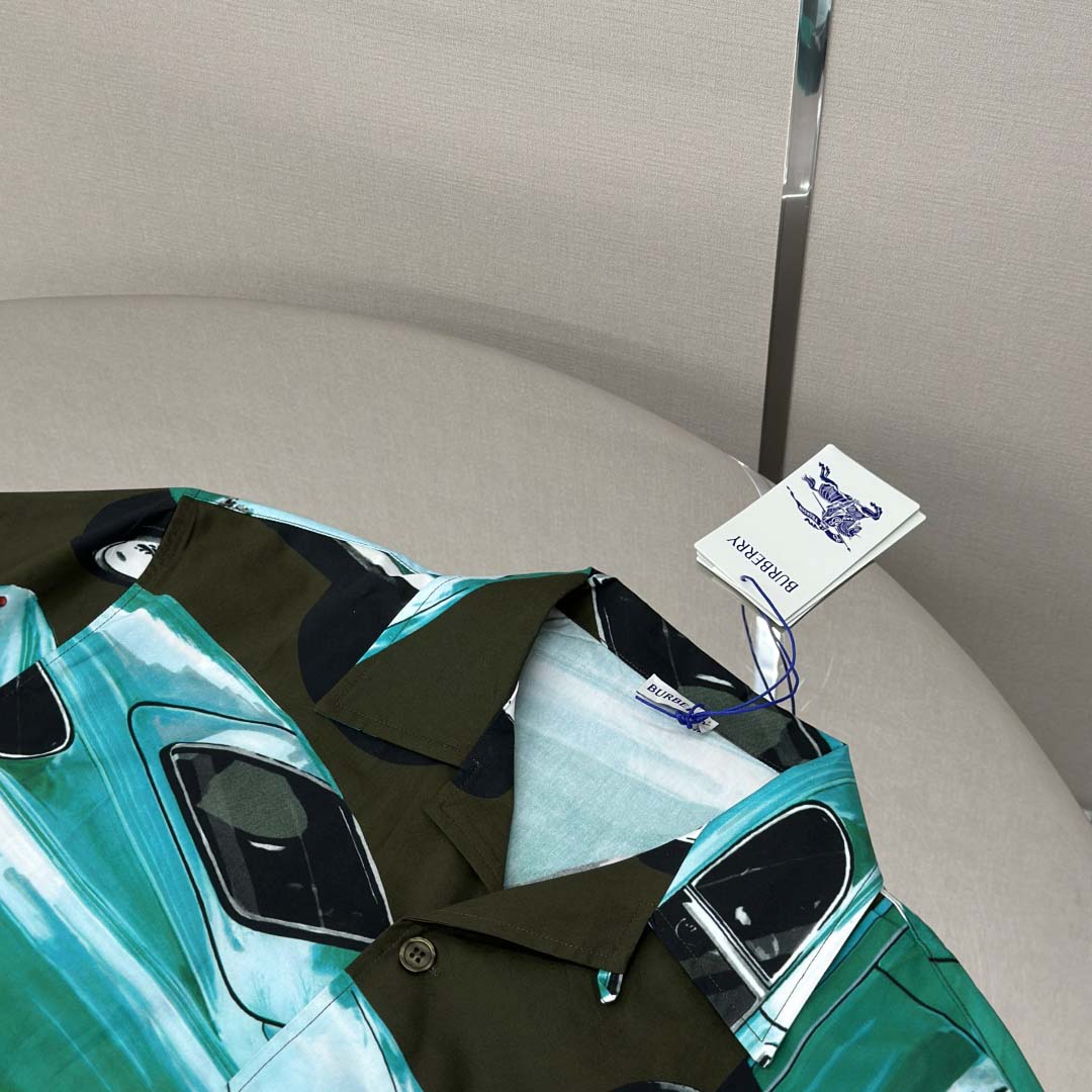 Burberry Relaxed Fit Car Cotton Poplin Shirt - DopestKickz