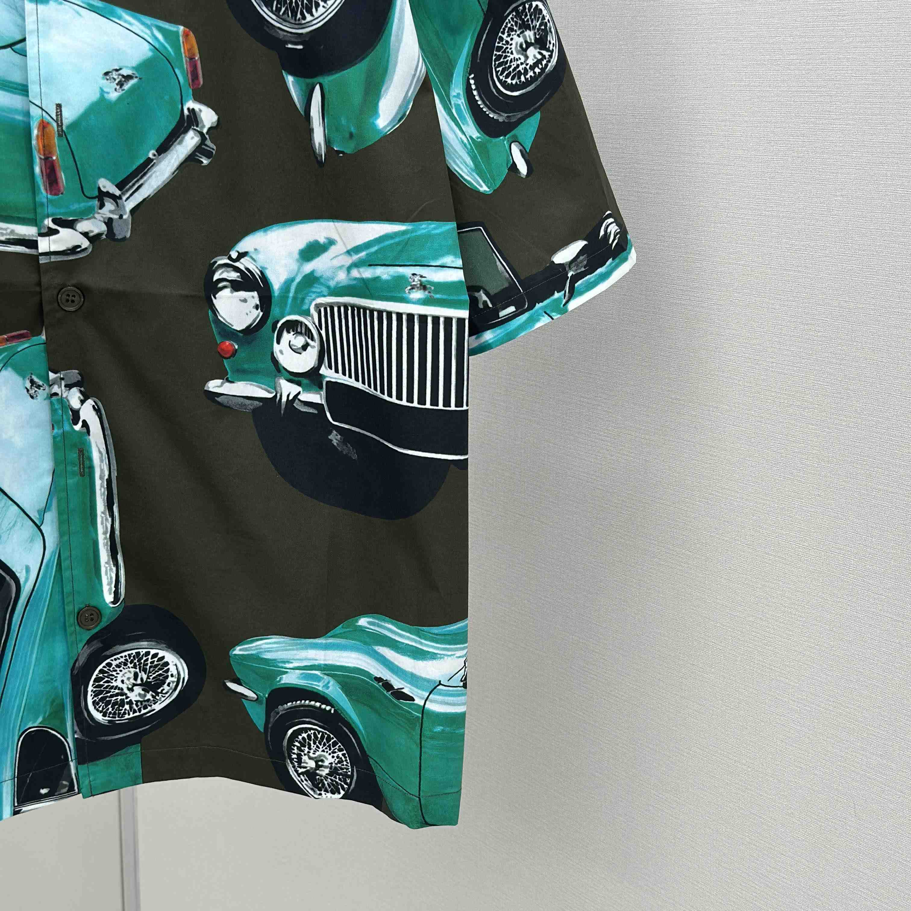 Burberry Relaxed Fit Car Cotton Poplin Shirt - DopestKickz