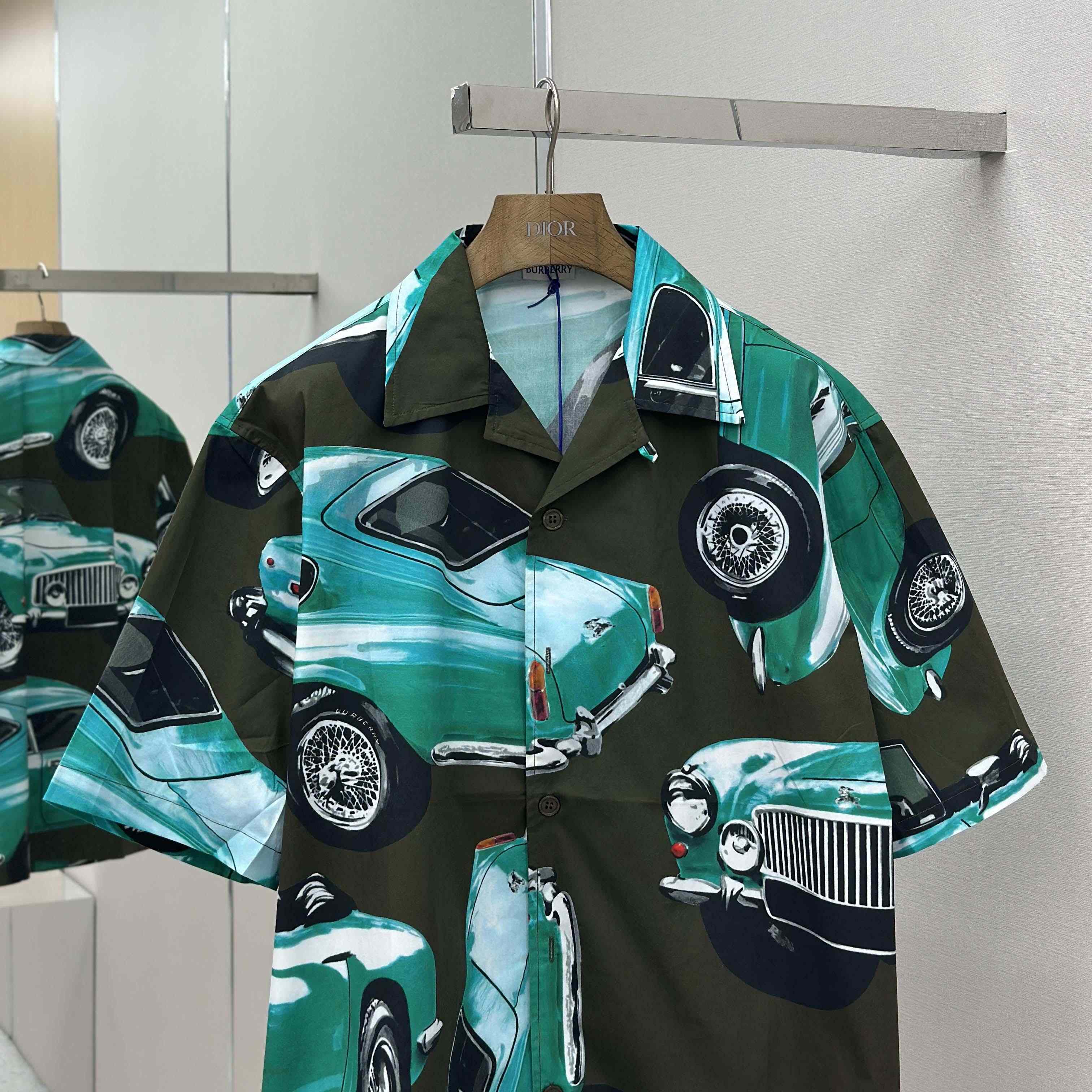 Burberry Relaxed Fit Car Cotton Poplin Shirt - DopestKickz