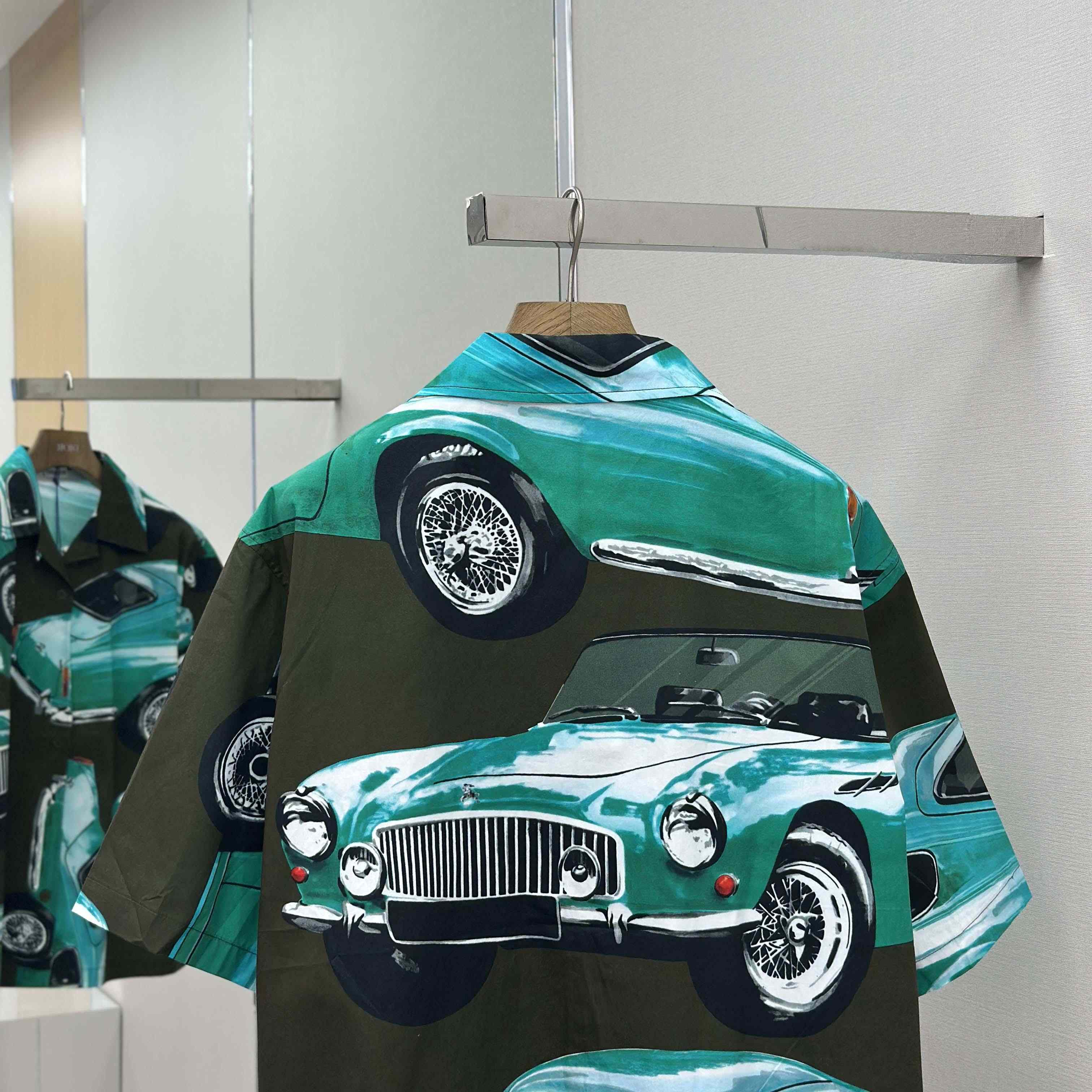 Burberry Relaxed Fit Car Cotton Poplin Shirt - DopestKickz