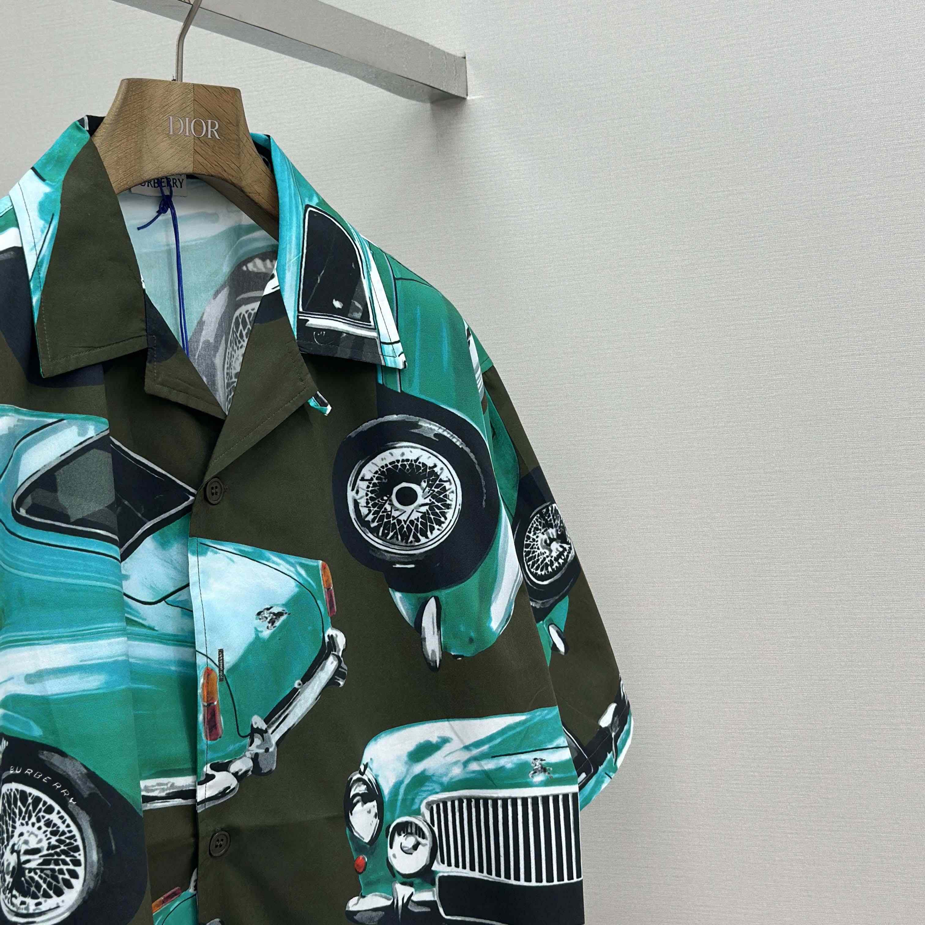 Burberry Relaxed Fit Car Cotton Poplin Shirt - DopestKickz