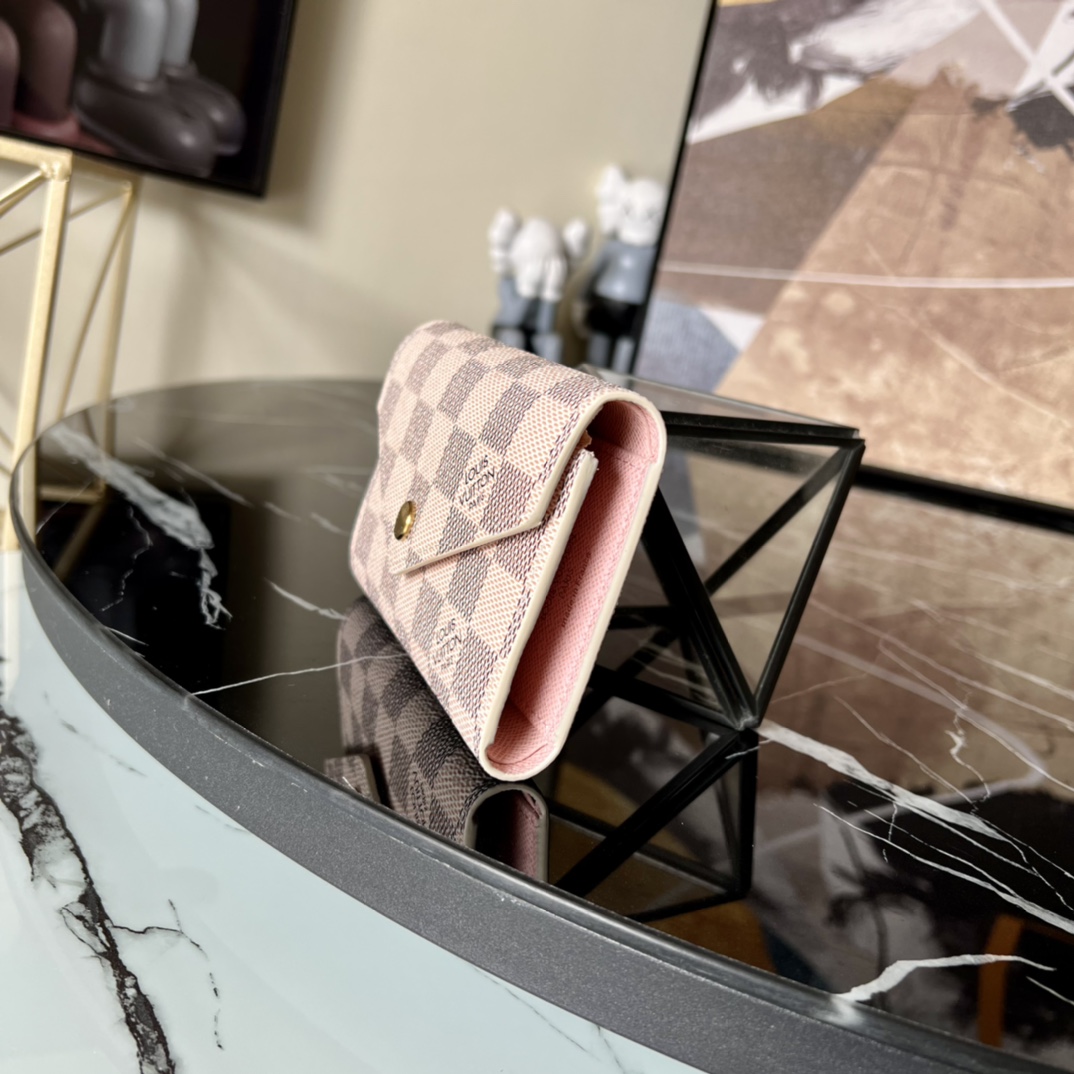 Louis Vuitton Victorine Wallet Damier Azur Canvas  N64022 - DopestKickz