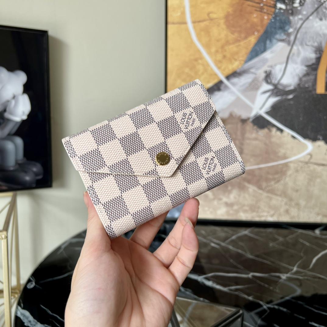 Louis Vuitton Victorine Wallet Damier Azur Canvas  N64022 - DopestKickz