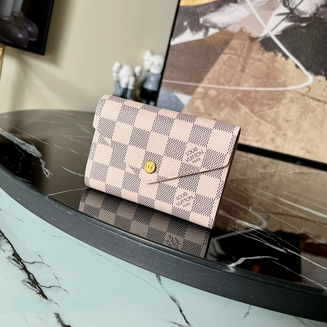 Louis Vuitton Victorine Wallet Damier Azur Canvas  N64022 - DopestKickz