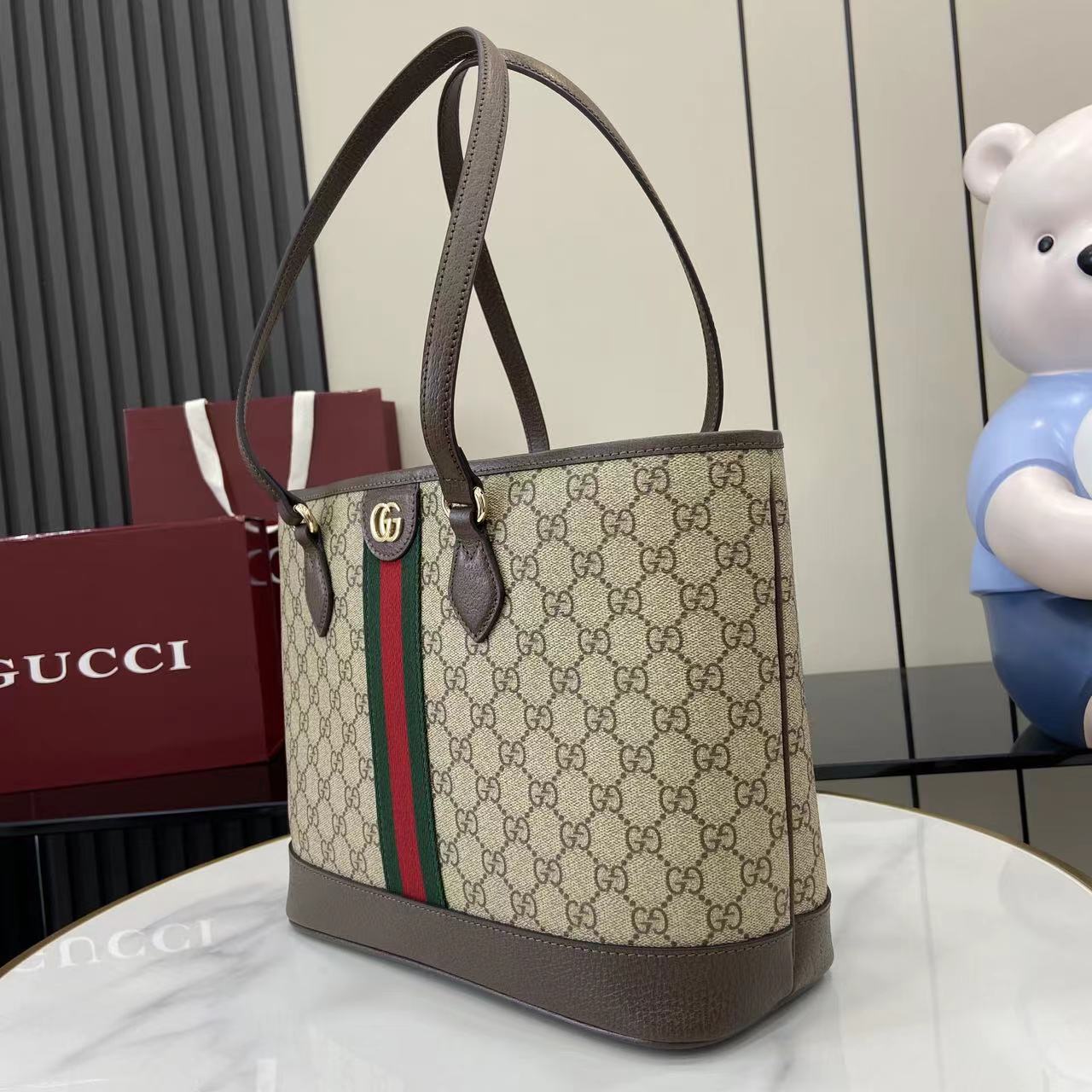 Gucci Ophidia Medium Tote Bag - DopestKickz