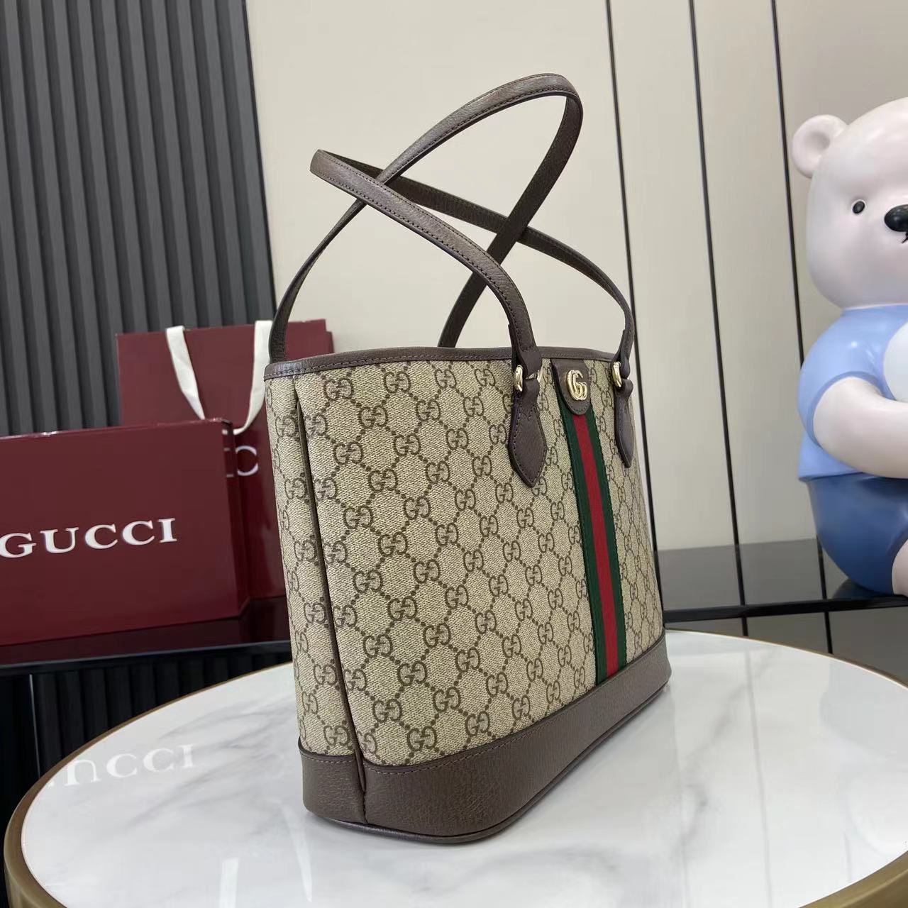 Gucci Ophidia Medium Tote Bag - DopestKickz
