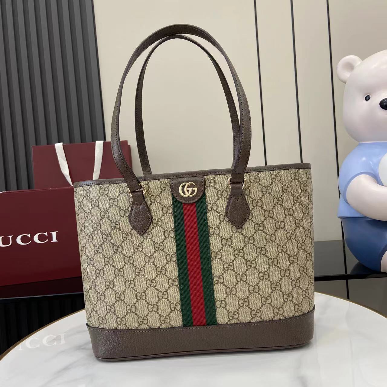 Gucci Ophidia Medium Tote Bag - DopestKickz