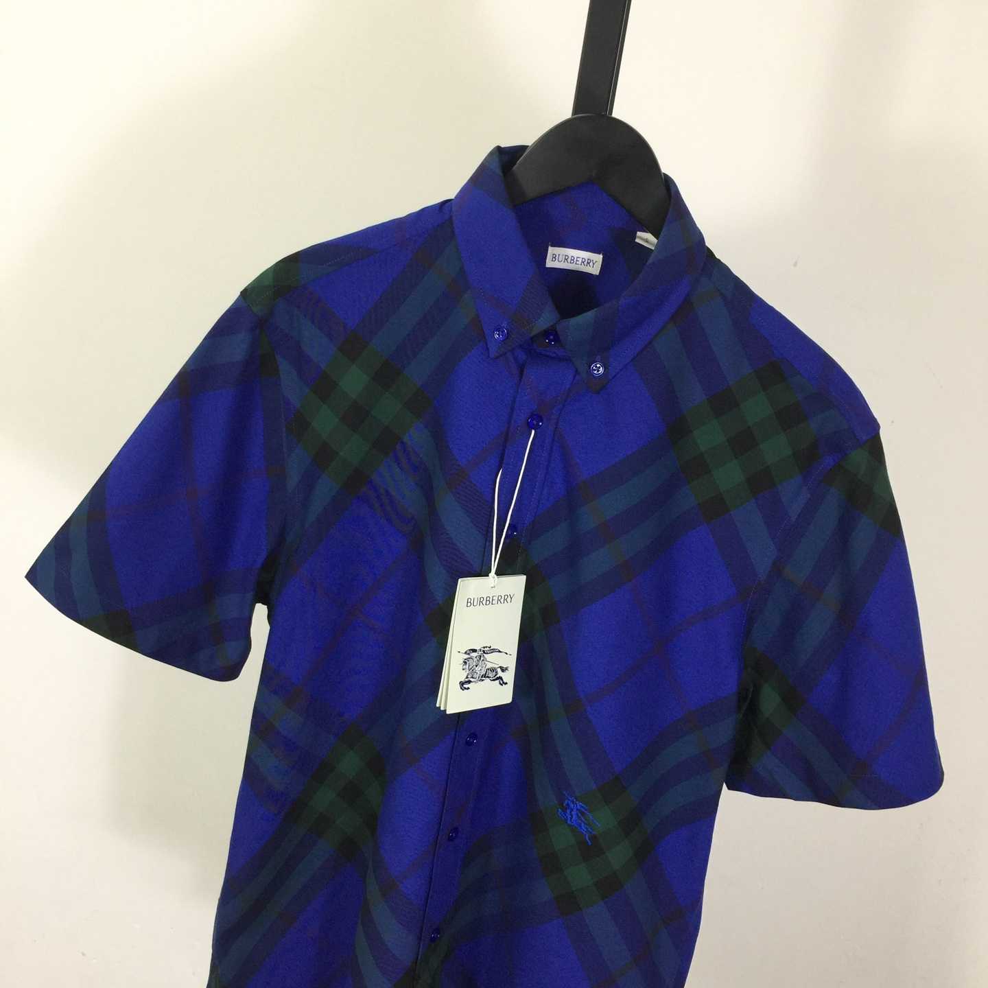 Burberry Men's Check cotton shirt - DopestKickz