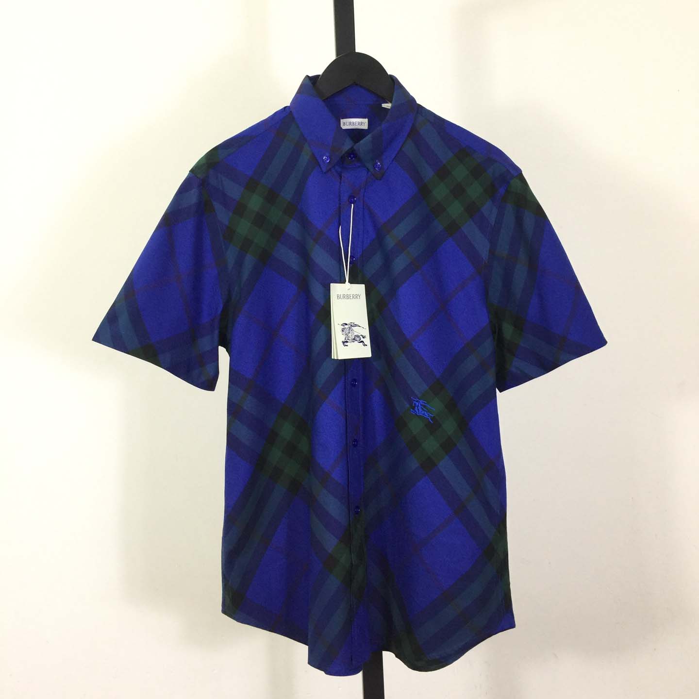 Burberry Men's Check cotton shirt - DopestKickz