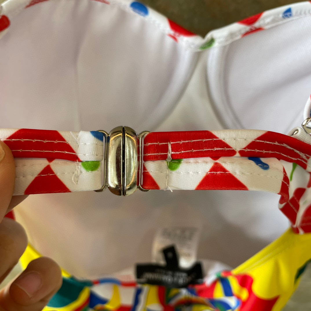 Dolce & Gabbana Carretto-print Balconette One-piece Swimsuit - DopestKickz