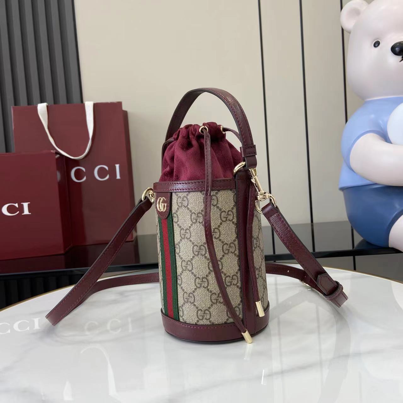Gucci Ophidia Mini Bucket Bag   - DopestKickz