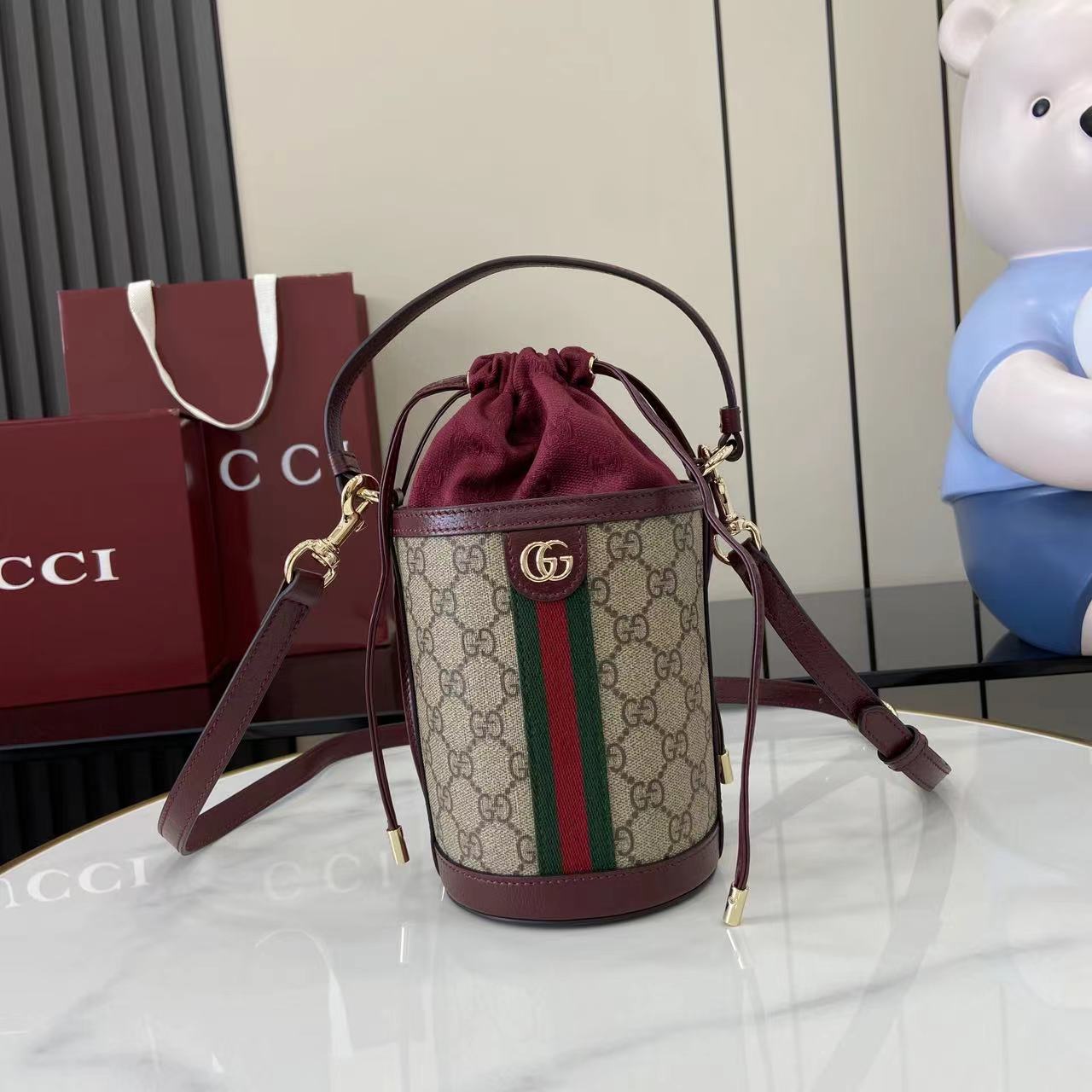 Gucci Ophidia Mini Bucket Bag   - DopestKickz