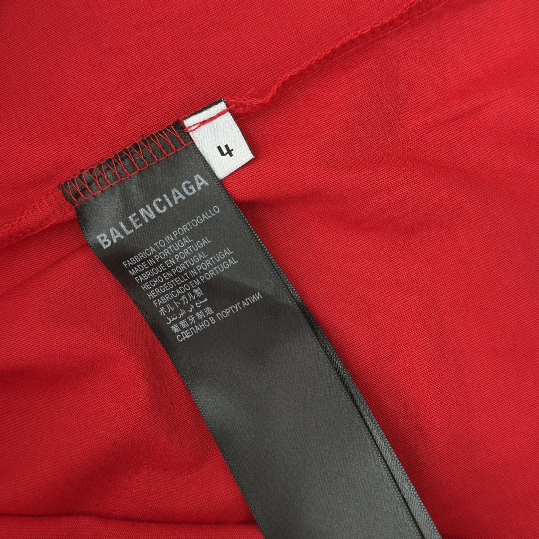 Balenciaga I PUMA Oversized T-Shirt in Red Dry Jersey - DopestKickz