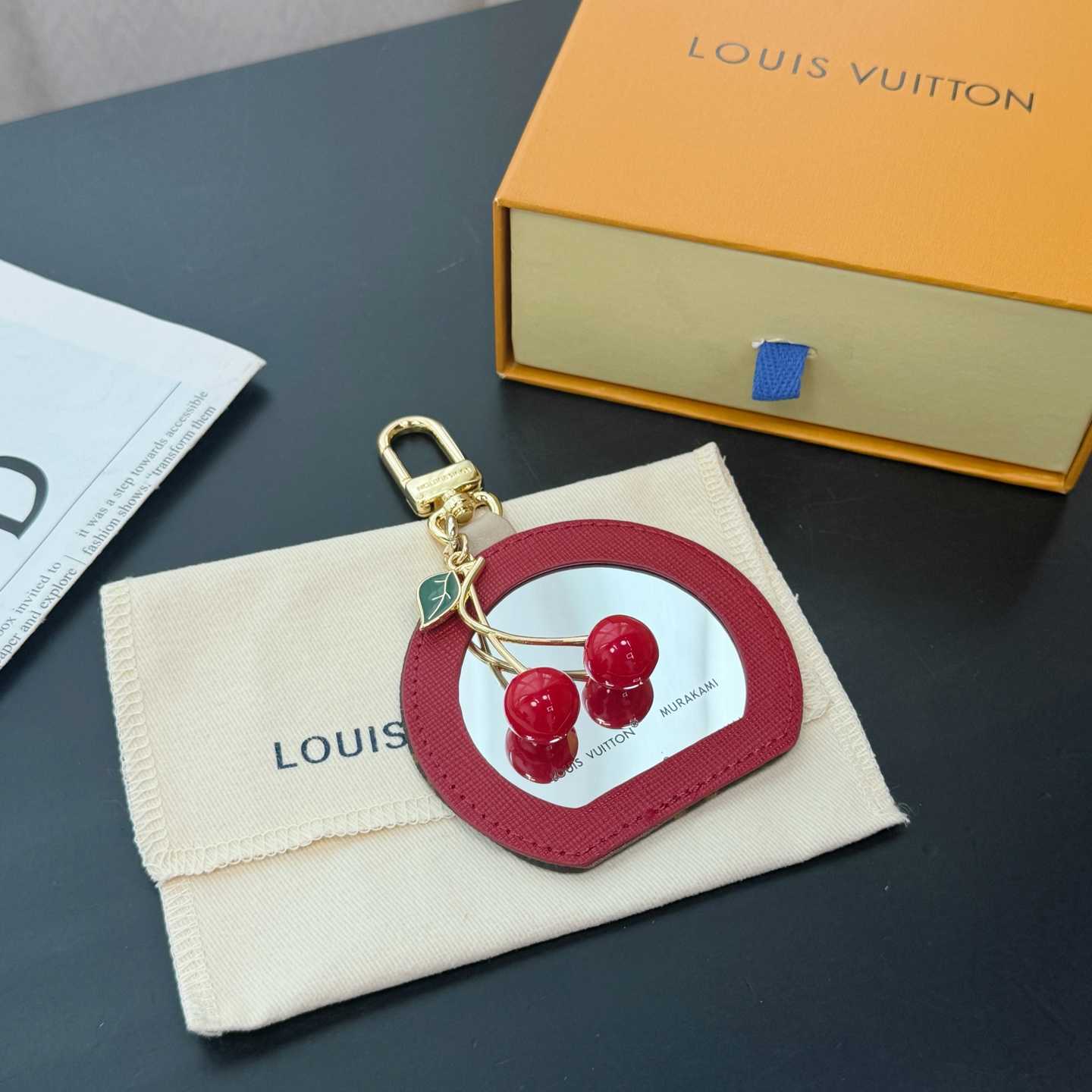 Louis Vuitton LV x TM Cerise LV Mini Mirror Bag Charm   M02830 - DopestKickz