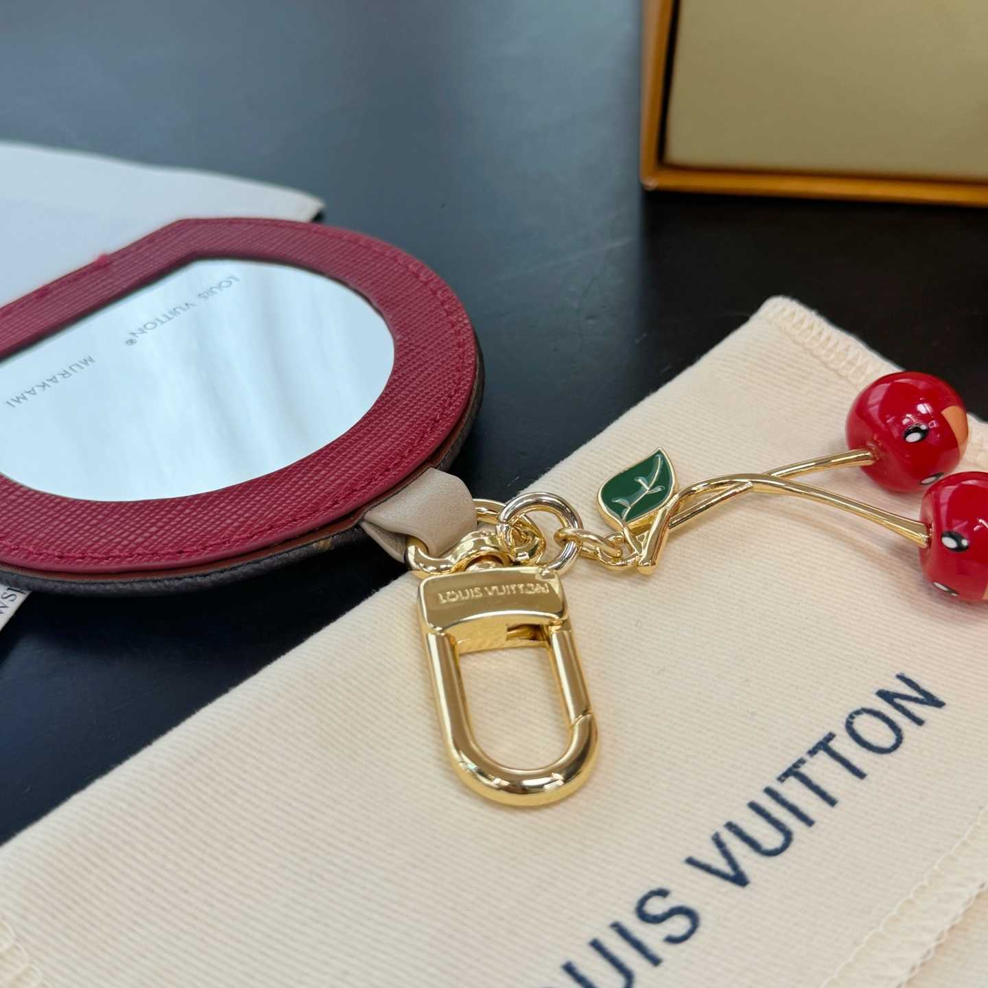 Louis Vuitton LV x TM Cerise LV Mini Mirror Bag Charm   M02830 - DopestKickz
