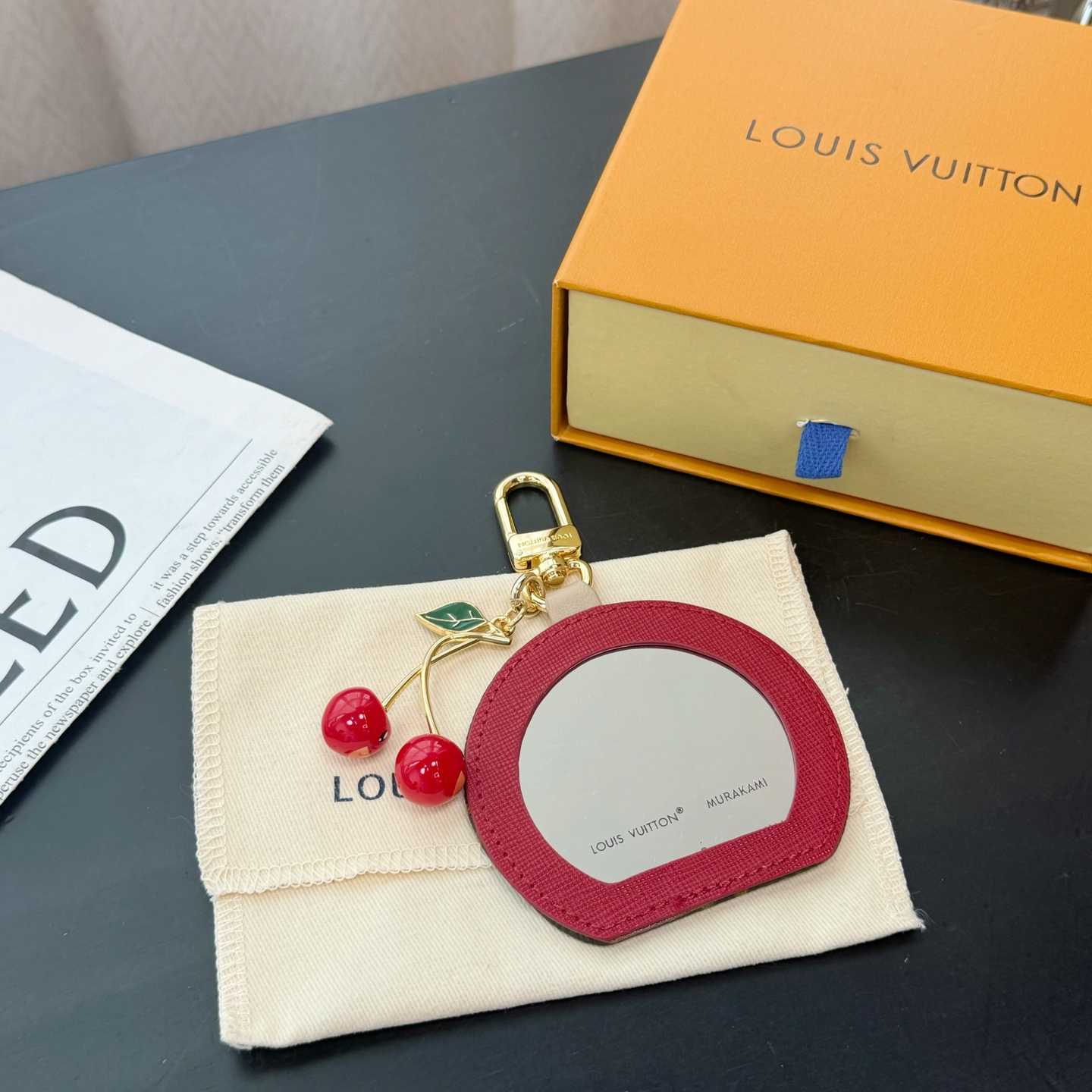 Louis Vuitton LV x TM Cerise LV Mini Mirror Bag Charm   M02830 - DopestKickz