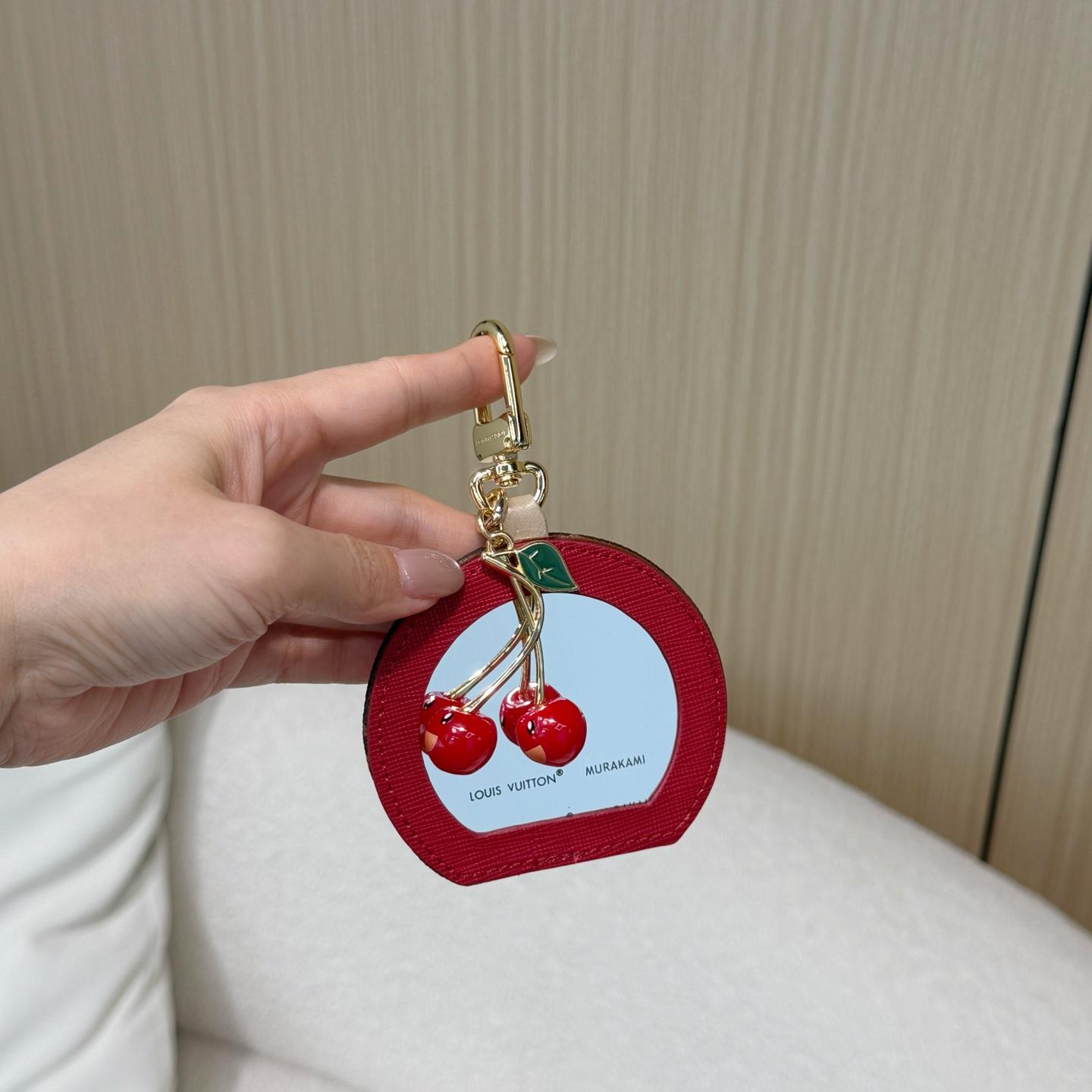 Louis Vuitton LV x TM Cerise LV Mini Mirror Bag Charm   M02830 - DopestKickz