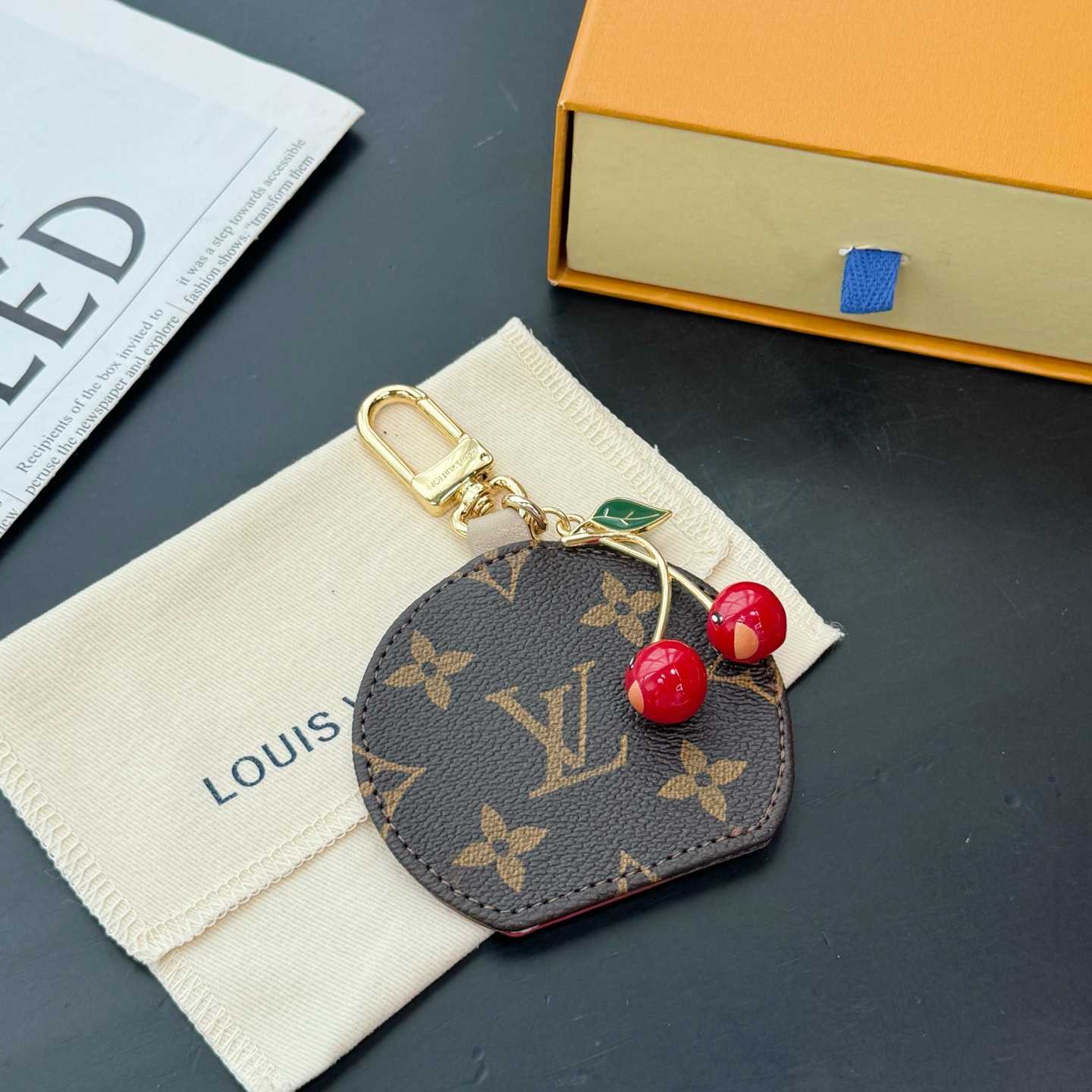 Louis Vuitton LV x TM Cerise LV Mini Mirror Bag Charm   M02830 - DopestKickz