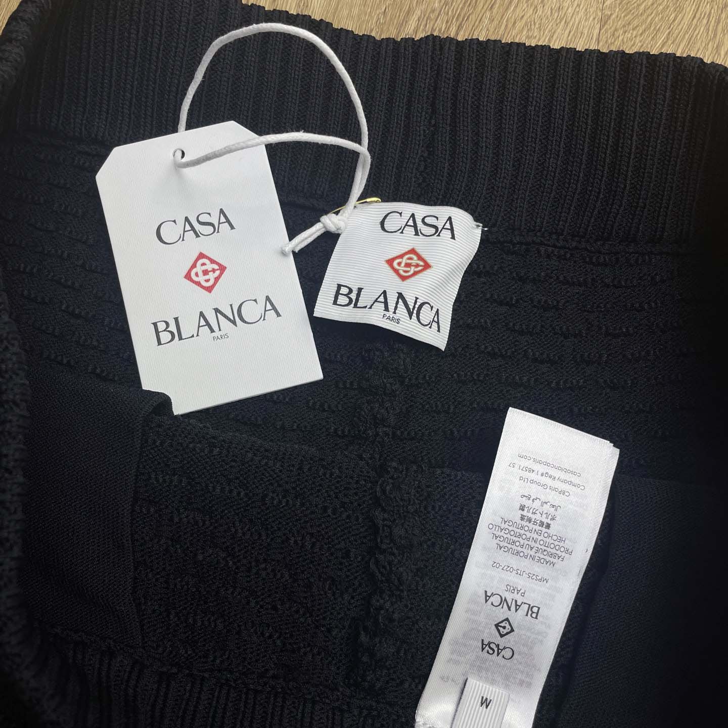 Casablanca Textured Cotton Drawstring Shorts   D0093 - DopestKickz