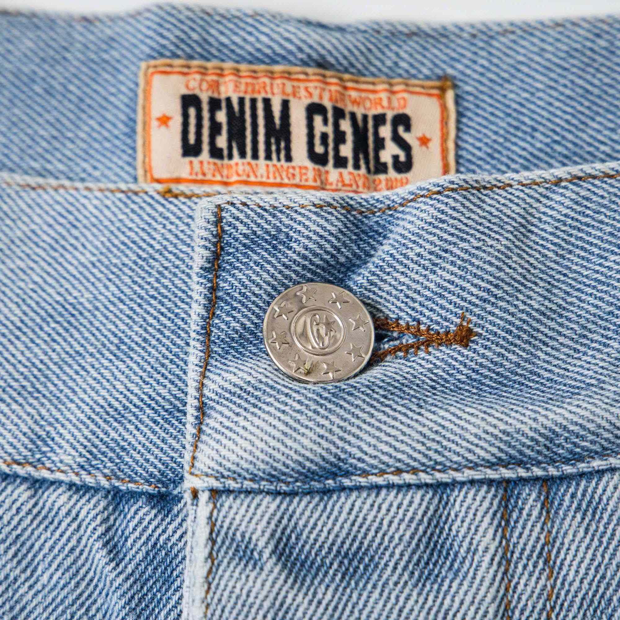 Corteiz Alcatraz Baggy Denim Shorts - DopestKickz