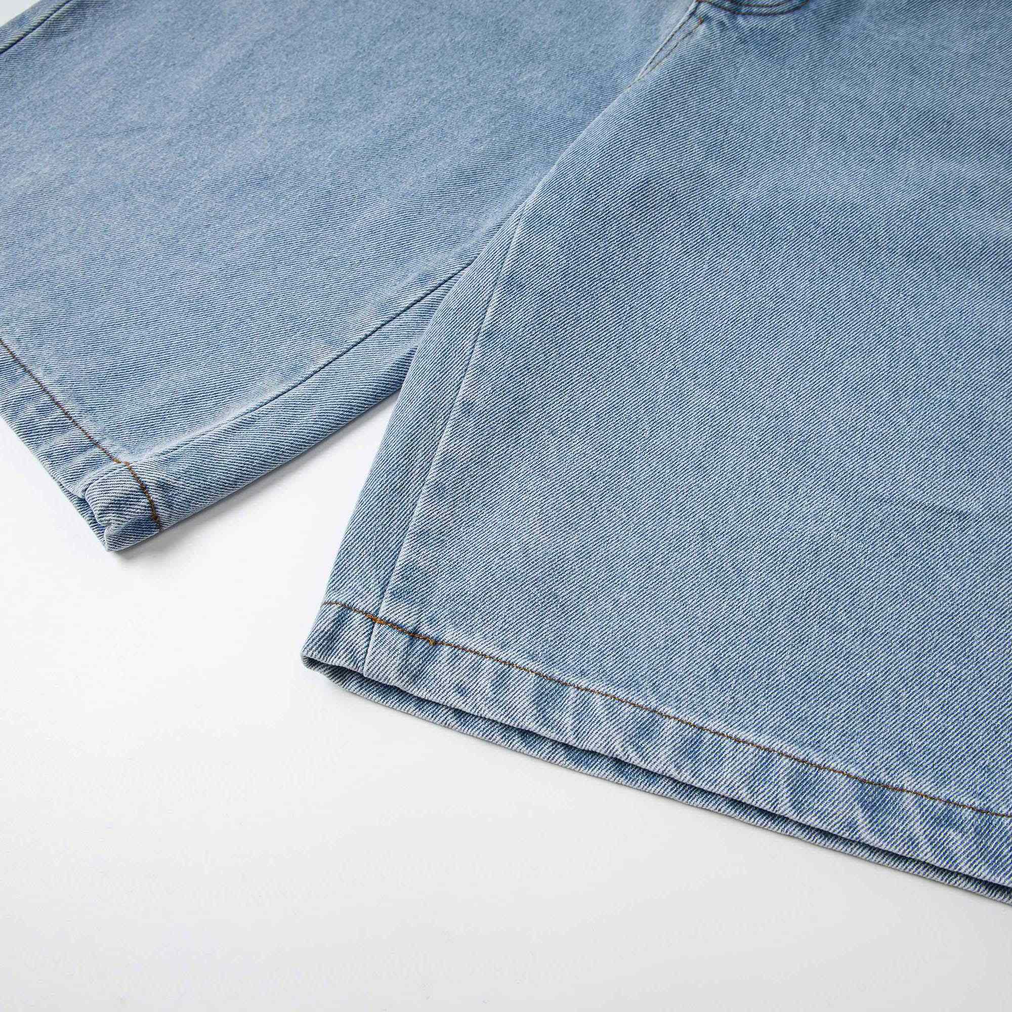 Corteiz Alcatraz Baggy Denim Shorts - DopestKickz