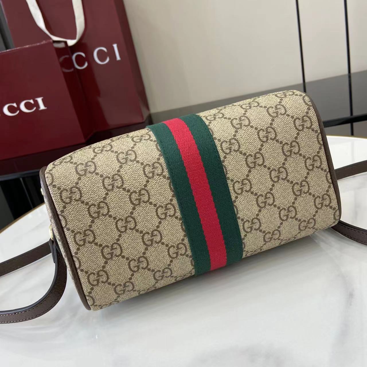 Gucci Ophidia small Boston Bag - DopestKickz