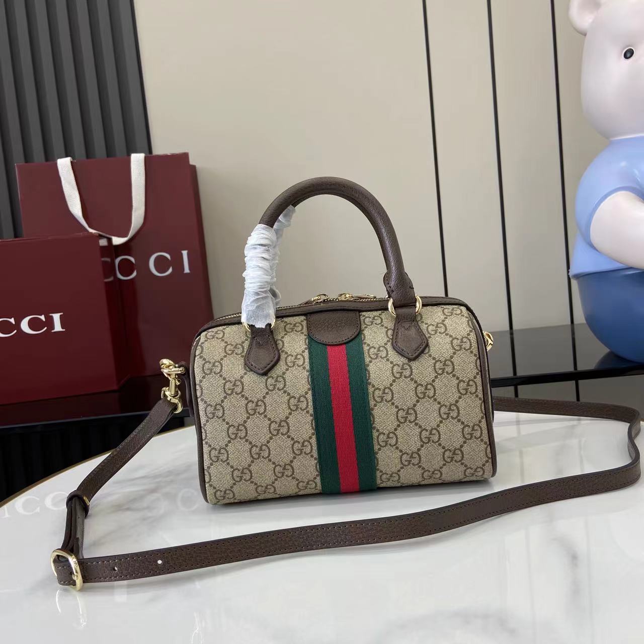 Gucci Ophidia small Boston Bag - DopestKickz