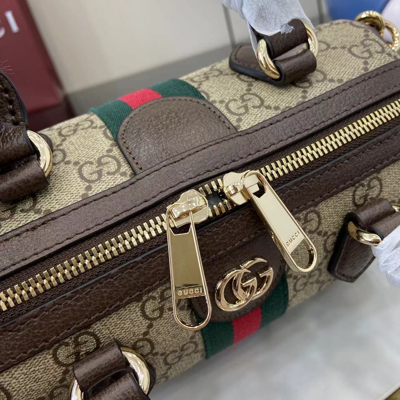 Gucci Ophidia small Boston Bag - DopestKickz