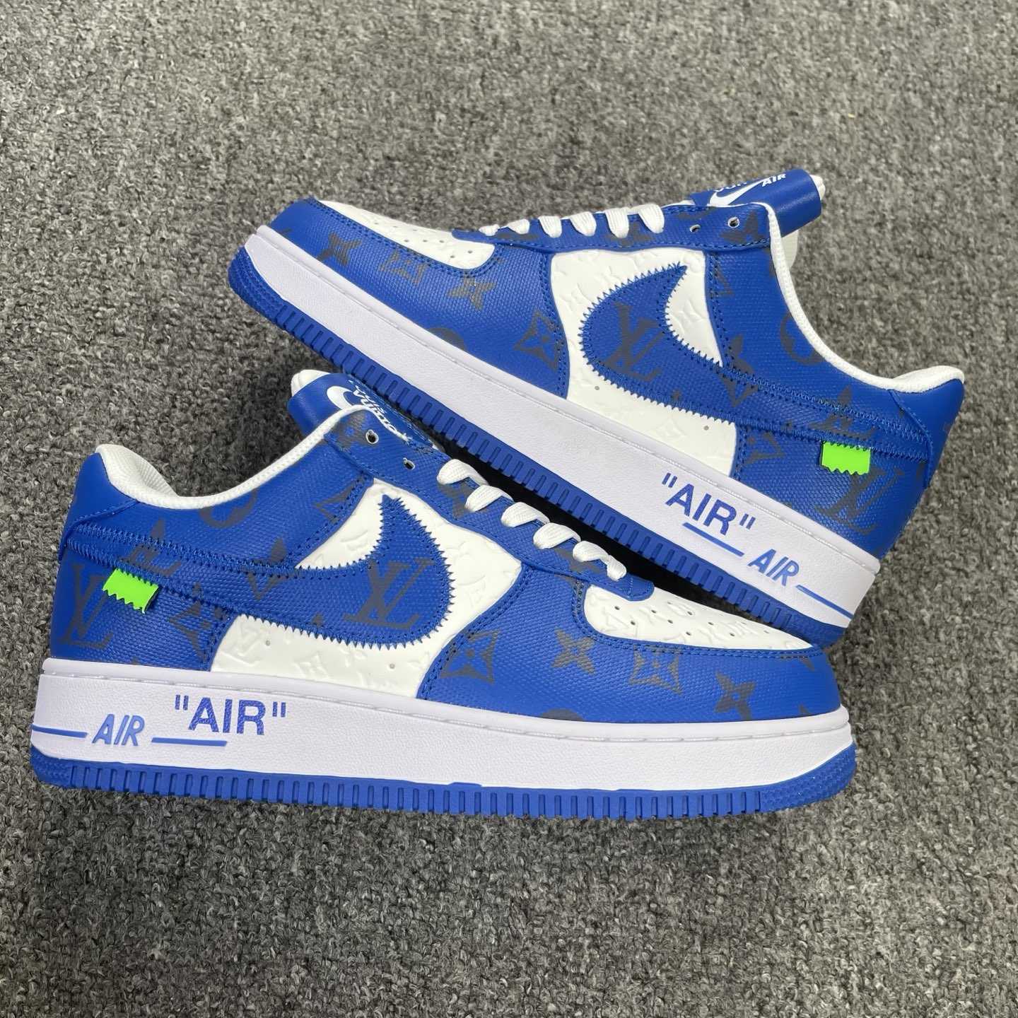 Nike x Louis Vuitton Air Force 1 Low "Virgil Abloh - White/Blue" sneakers - DopestKickz