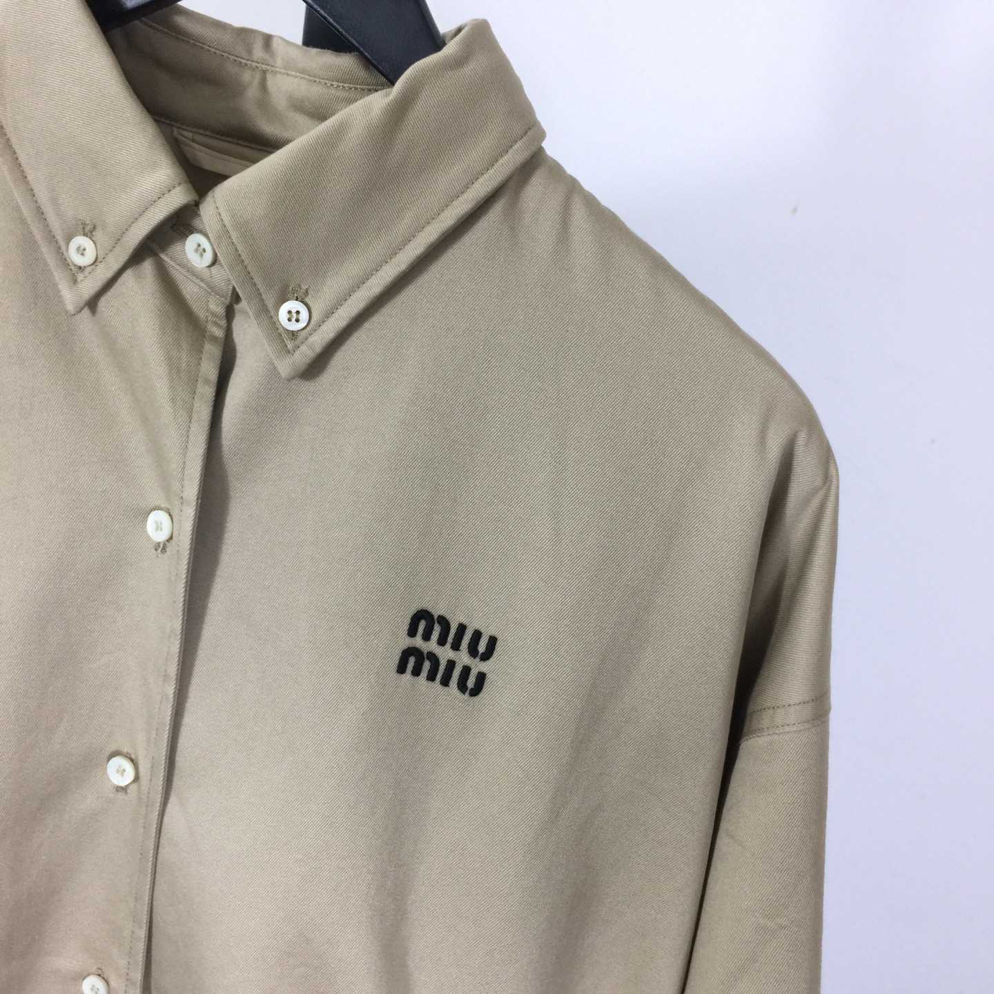 Miu Miu Chino Cloth Blouson Jacket - DopestKickz