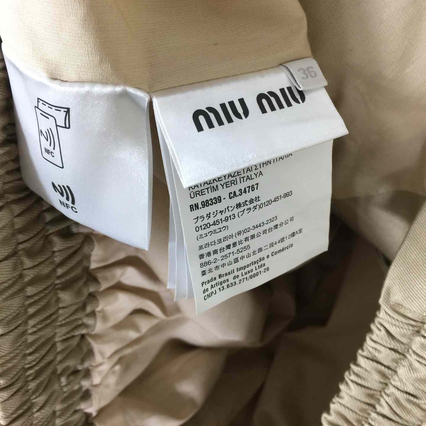 Miu Miu Chino Cloth Blouson Jacket - DopestKickz