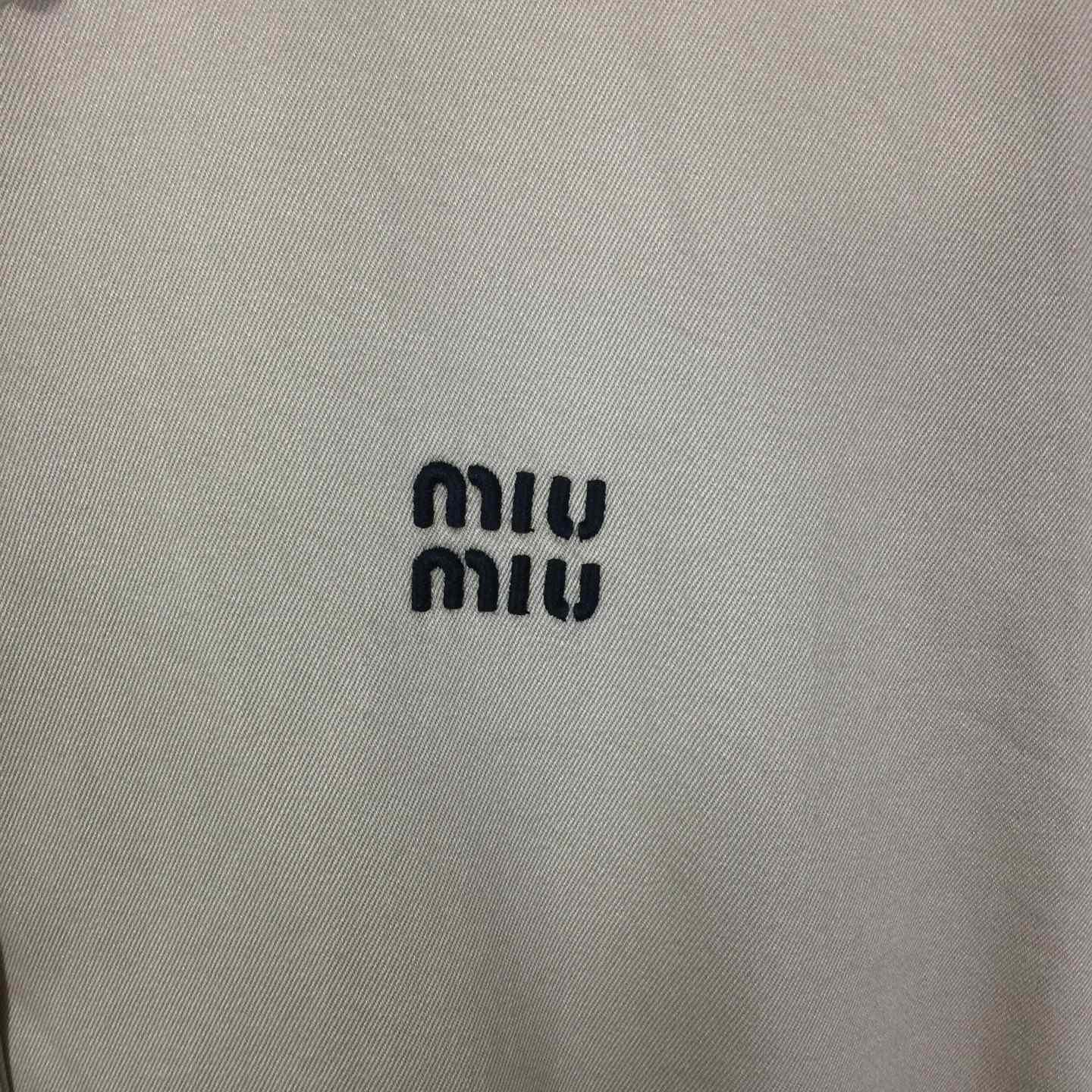 Miu Miu Chino Cloth Blouson Jacket - DopestKickz