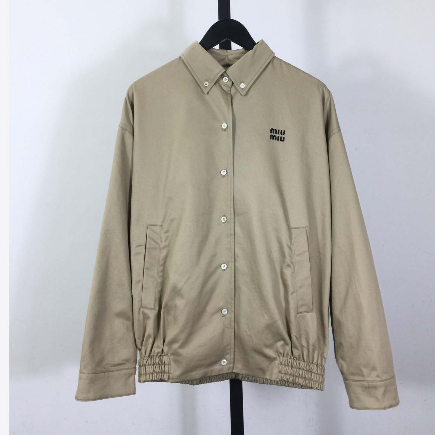 Miu Miu Chino Cloth Blouson Jacket - DopestKickz