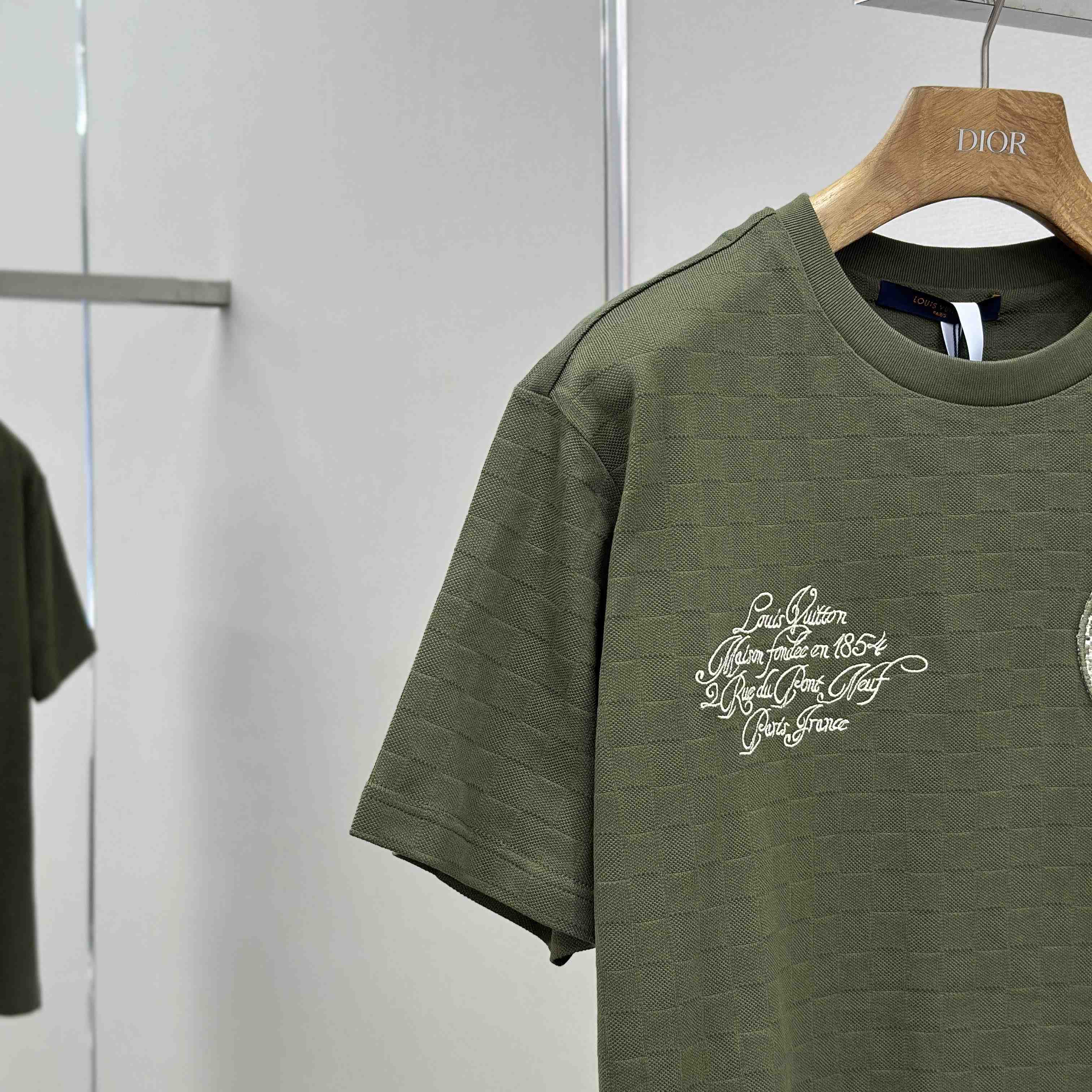 Louis Vuitton Damier Pique T-Shirt   1AGKLH - DopestKickz