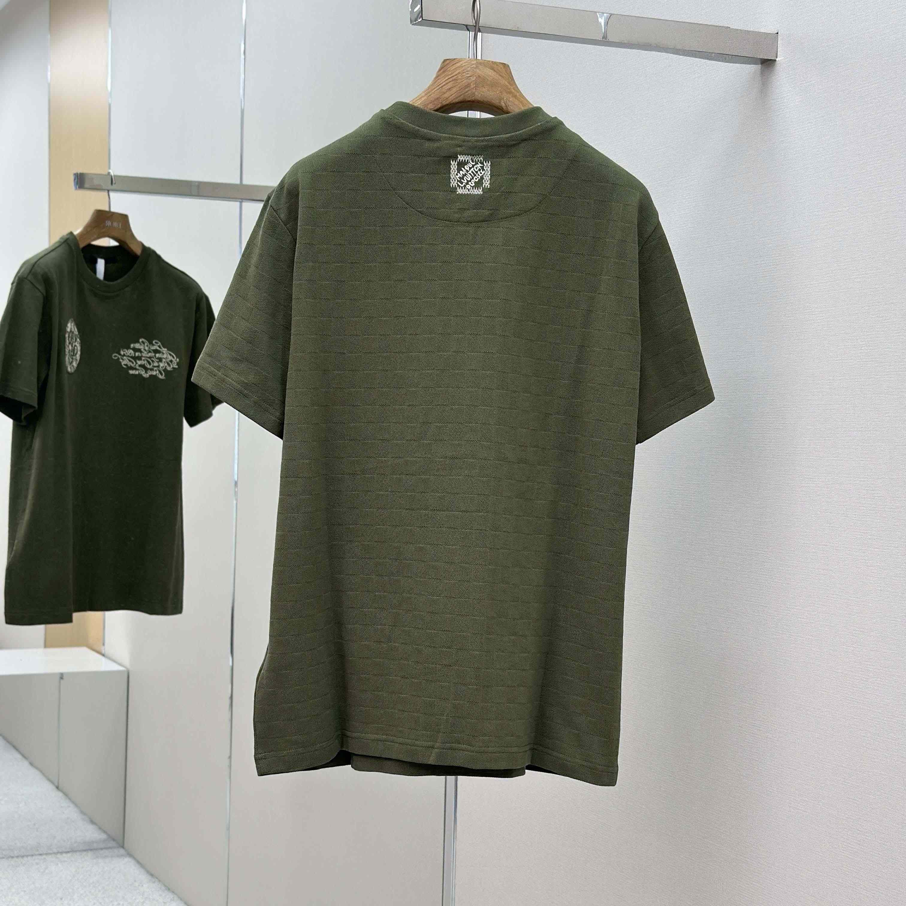 Louis Vuitton Damier Pique T-Shirt   1AGKLH - DopestKickz