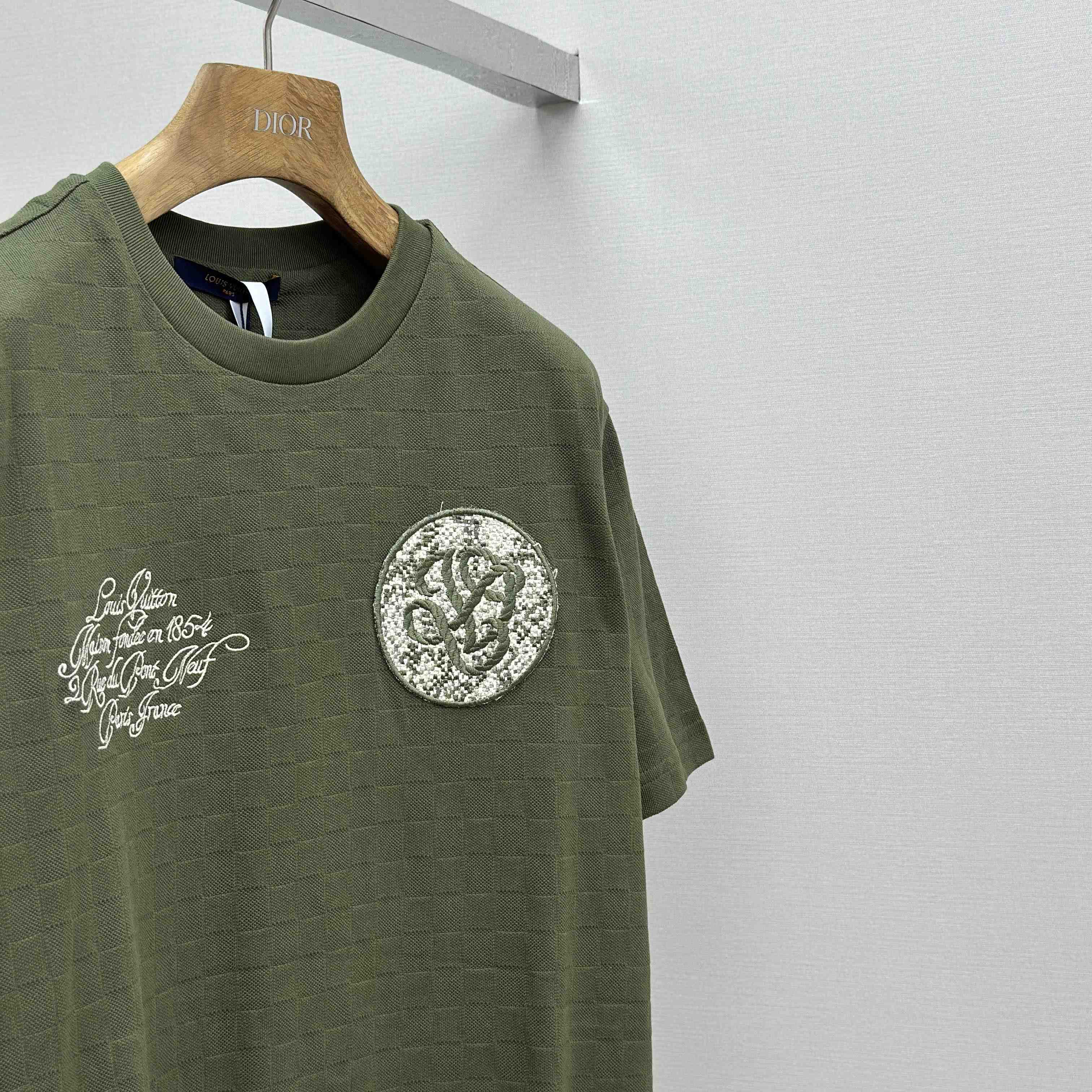 Louis Vuitton Damier Pique T-Shirt   1AGKLH - DopestKickz