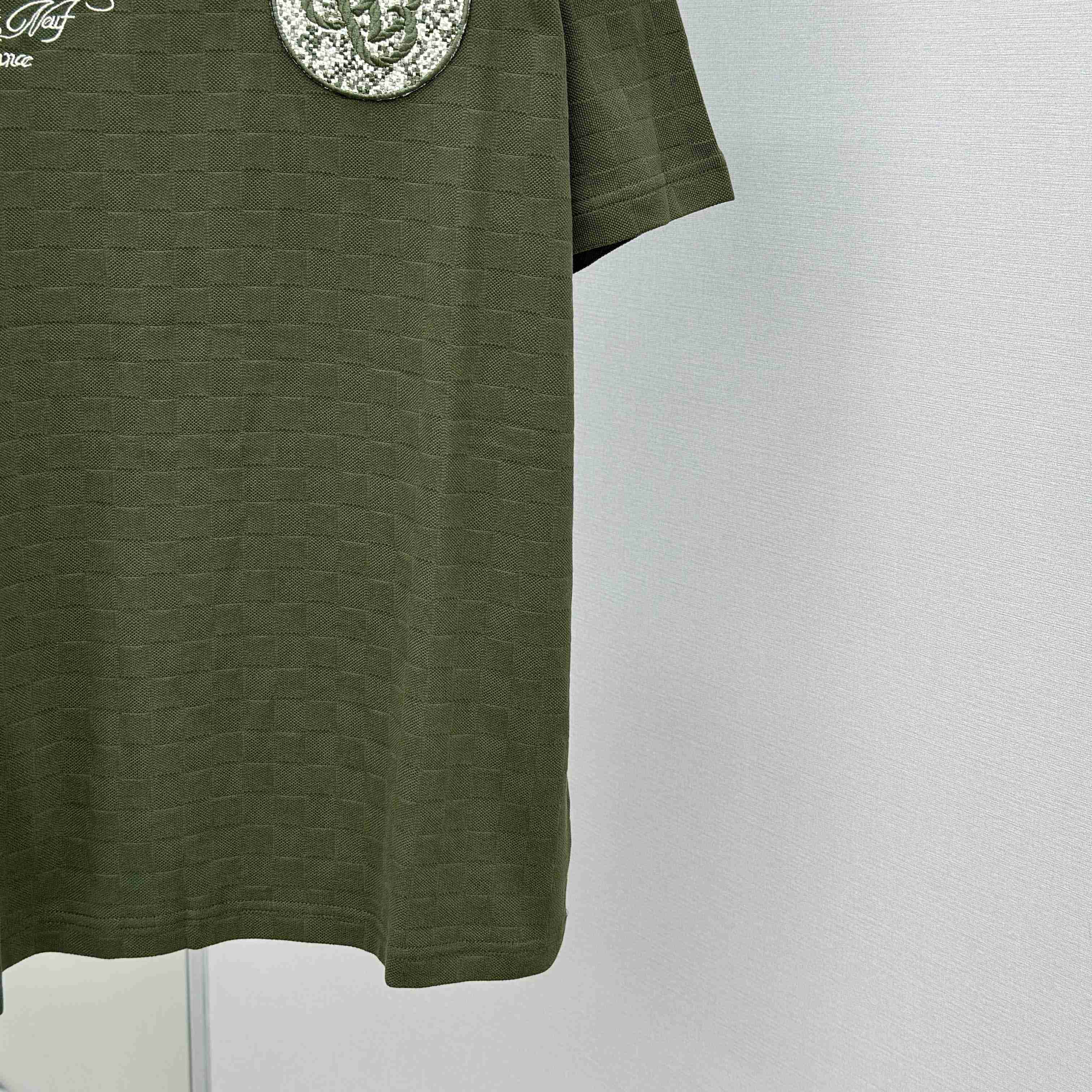 Louis Vuitton Damier Pique T-Shirt   1AGKLH - DopestKickz