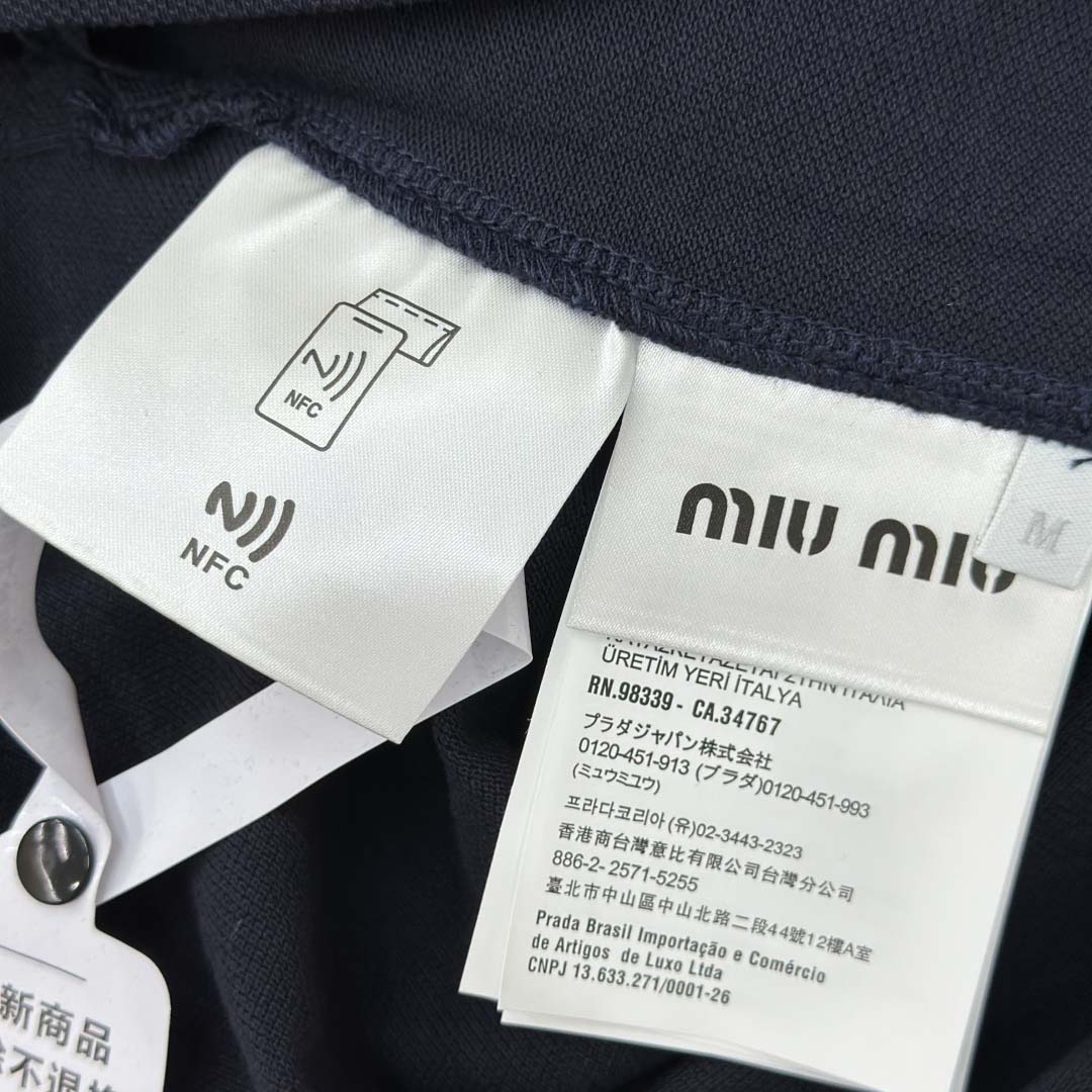 Miu Miu Cotton Piqué Polo Shirt - DopestKickz